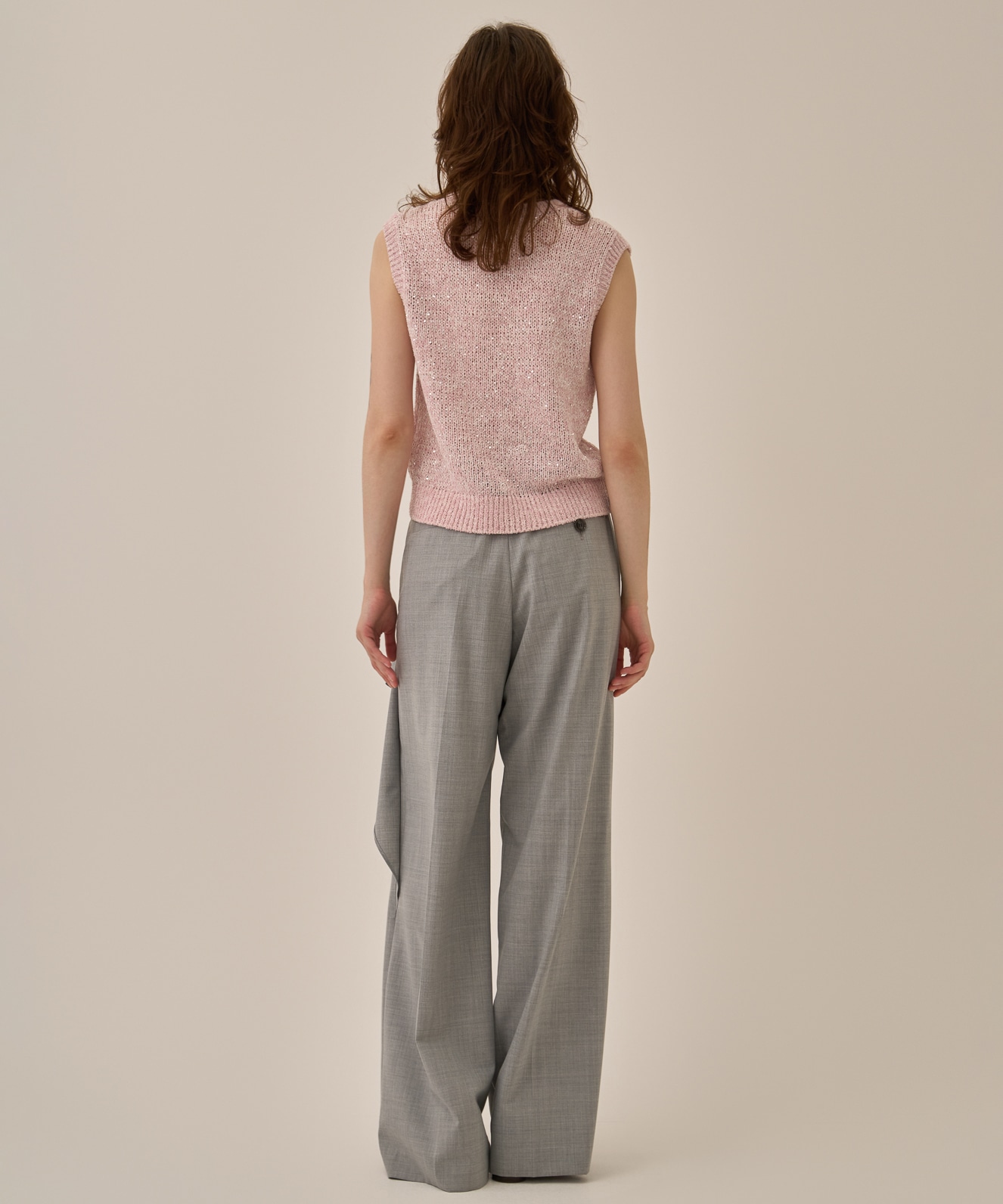 Lila Sequinned knit pullover AKIRANAKA