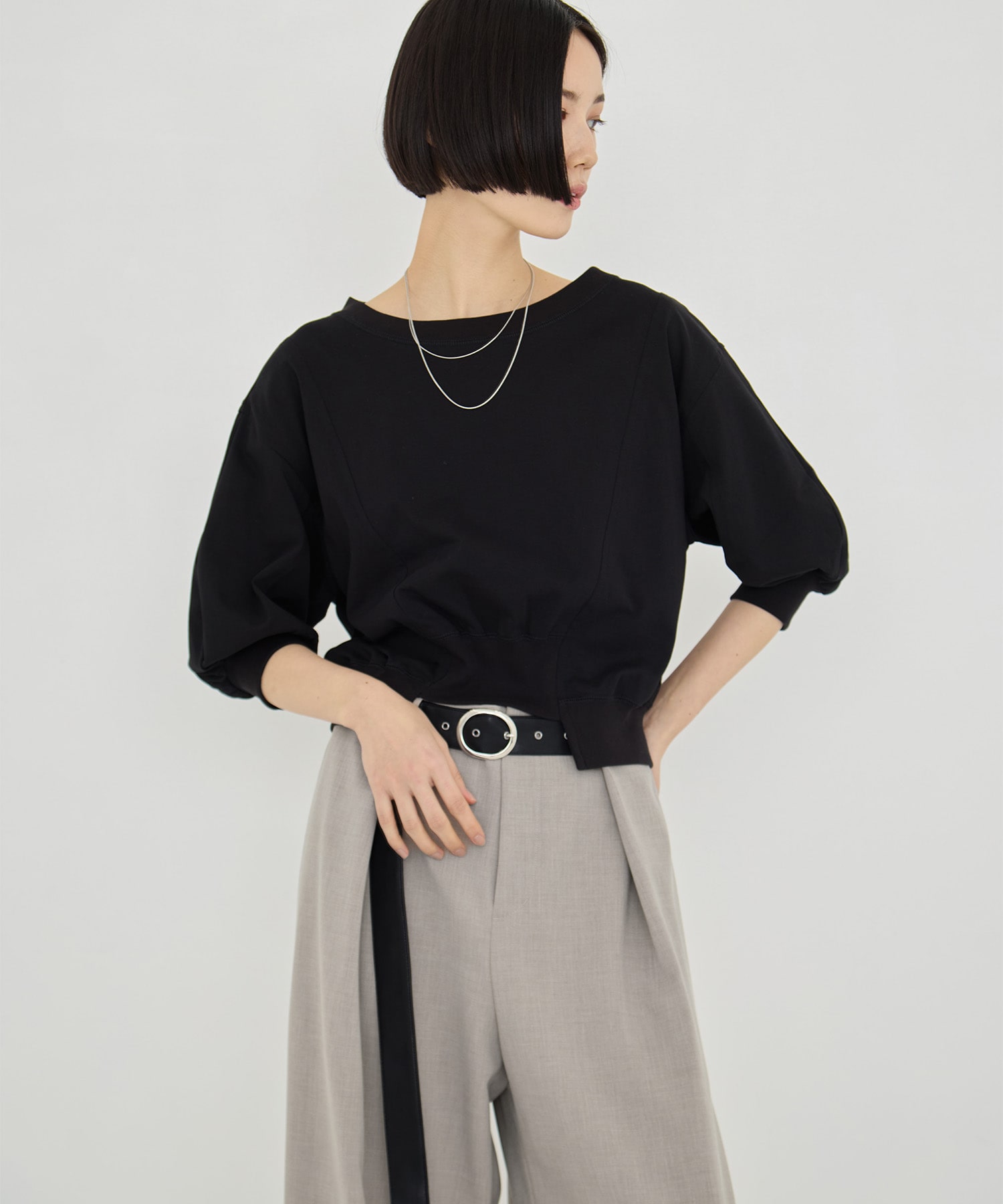 2WAY VOLUME SLEEVE TOPS STUDIOUS