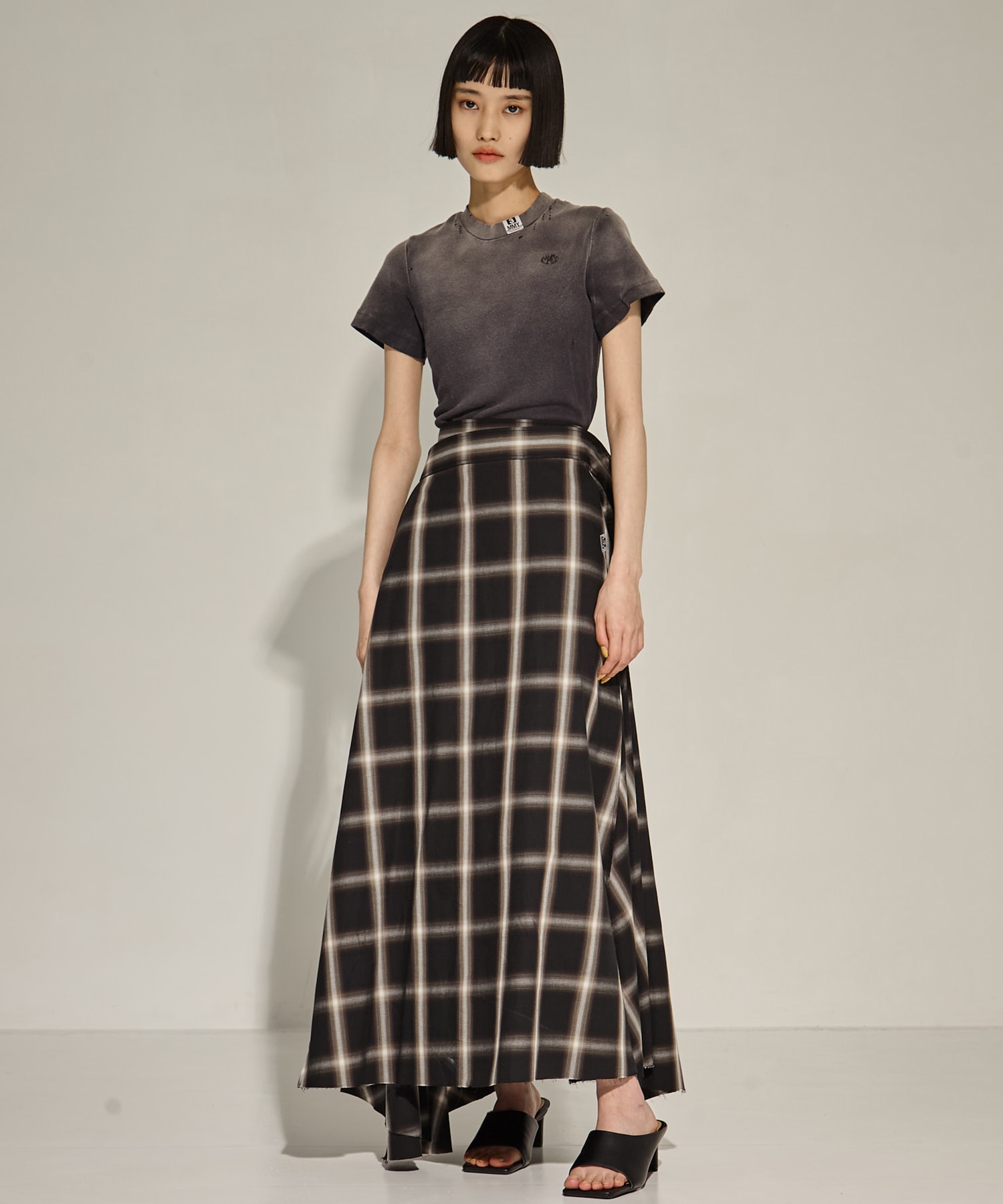 SUN FADED MINI TEE Maison MIHARA YASUHIRO