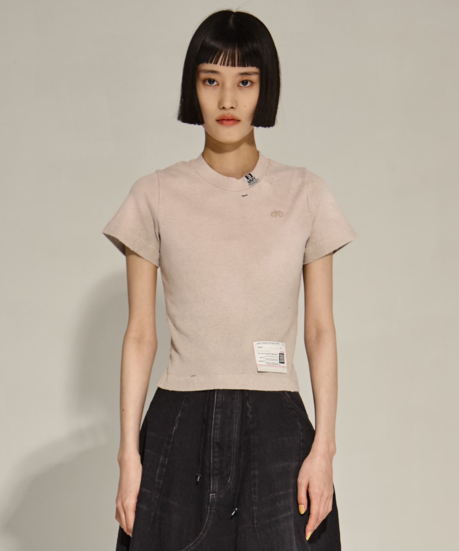 SUN FADED MINI TEE Maison MIHARA YASUHIRO