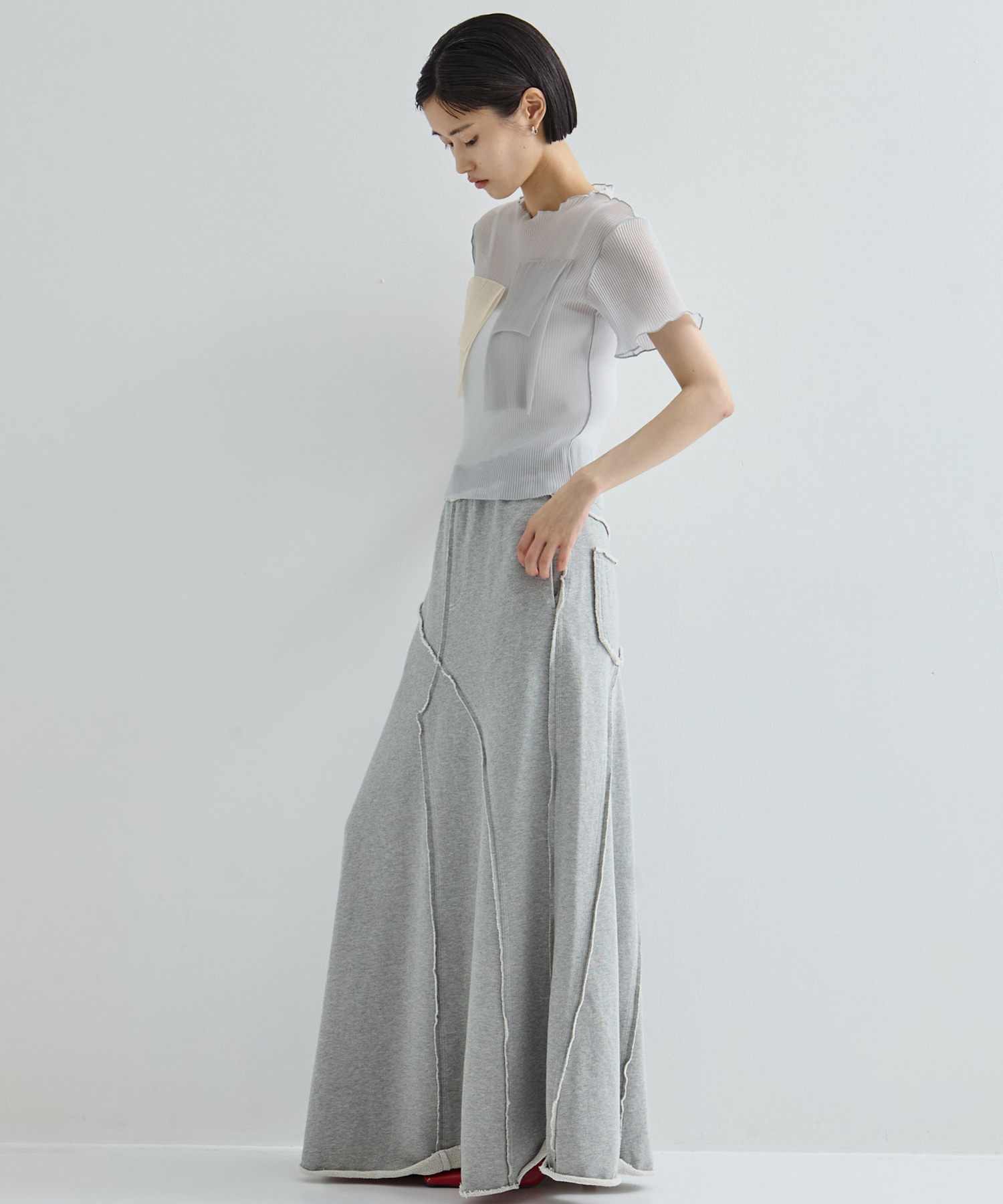 別注SHEER SHORT SLEEVE TOP kotohayokozawa