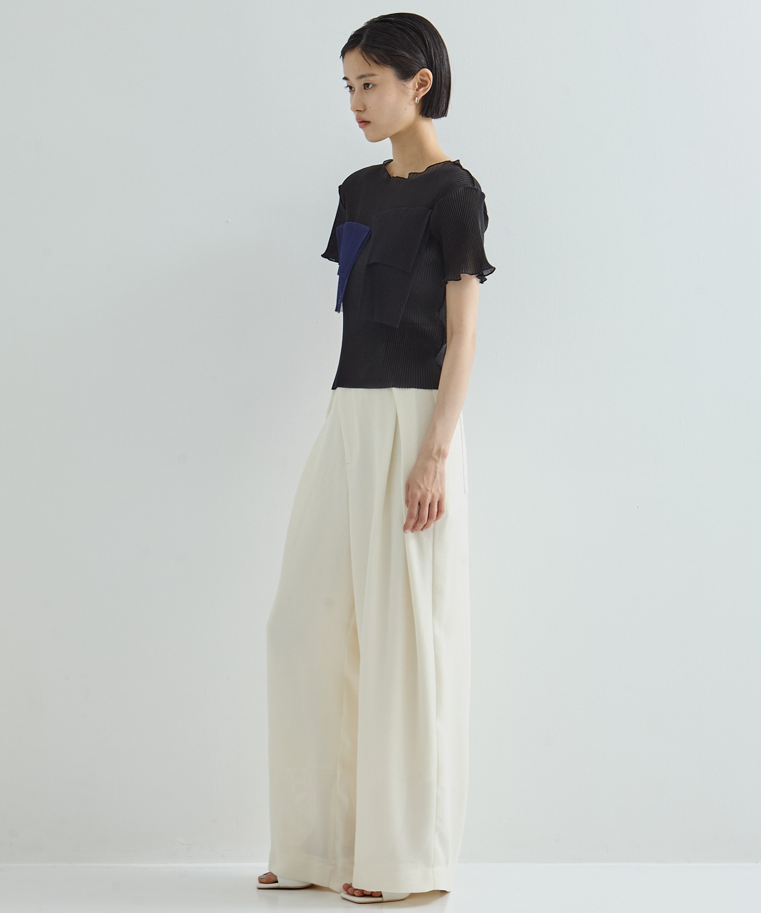 別注SHEER SHORT SLEEVE TOP kotohayokozawa