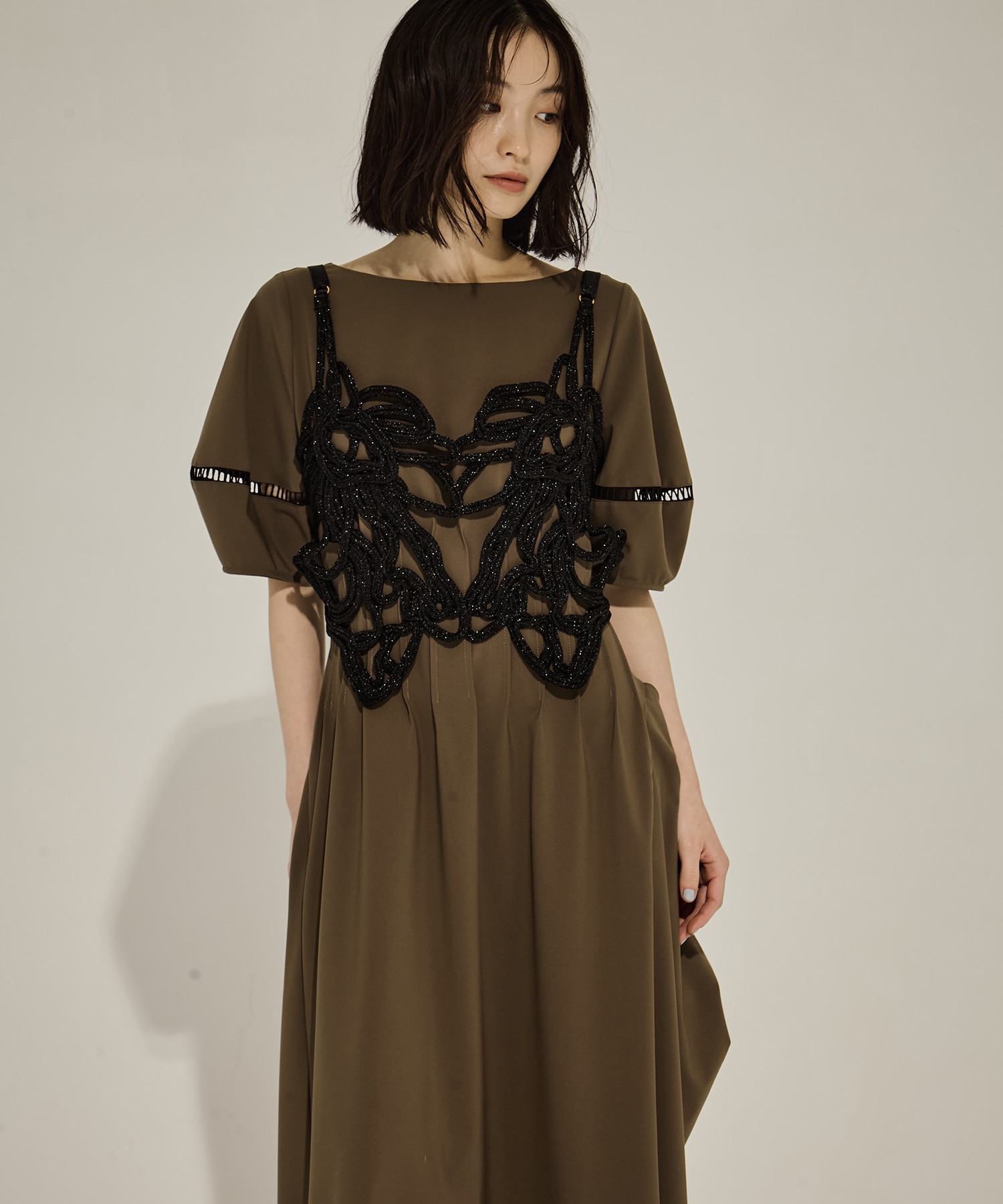 Embroidery Metalic Camisole MUKASA