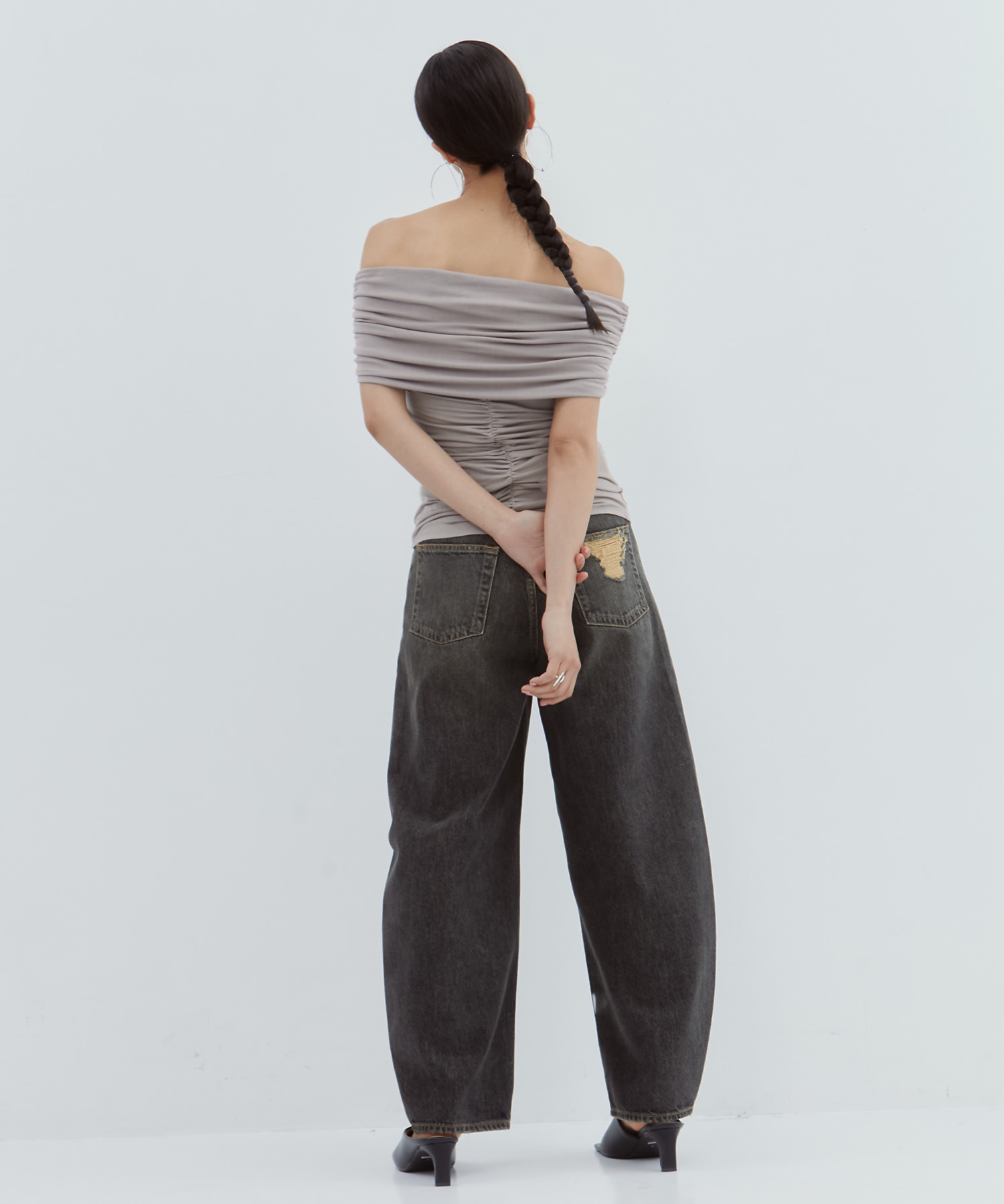 別注OFF SHOULDER TOPS determ