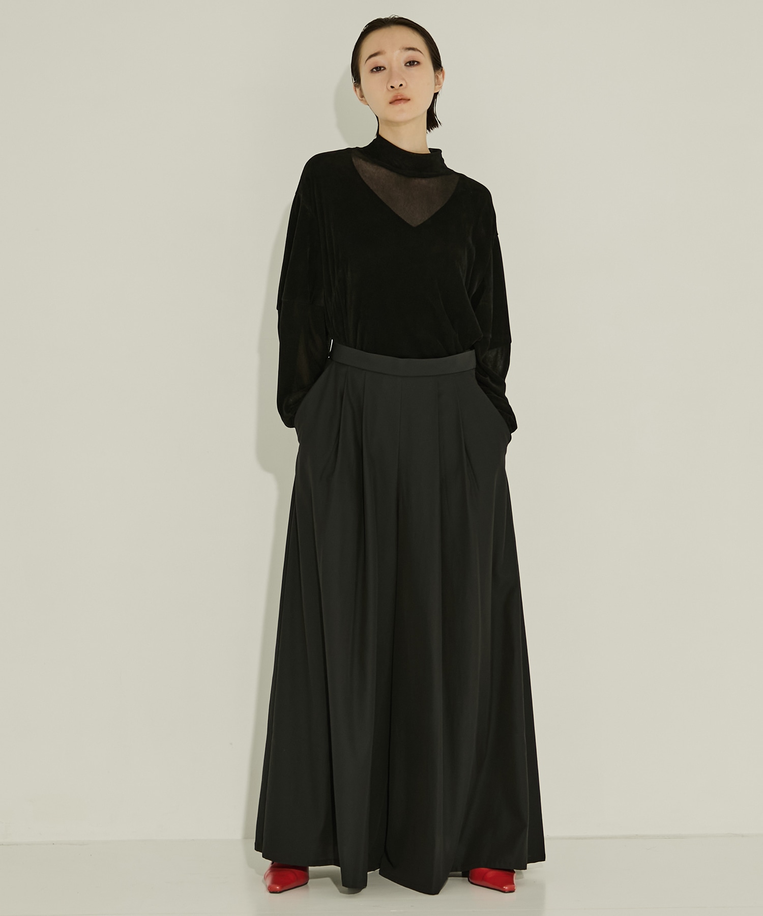 Clarisse hakama pants AKIRANAKA