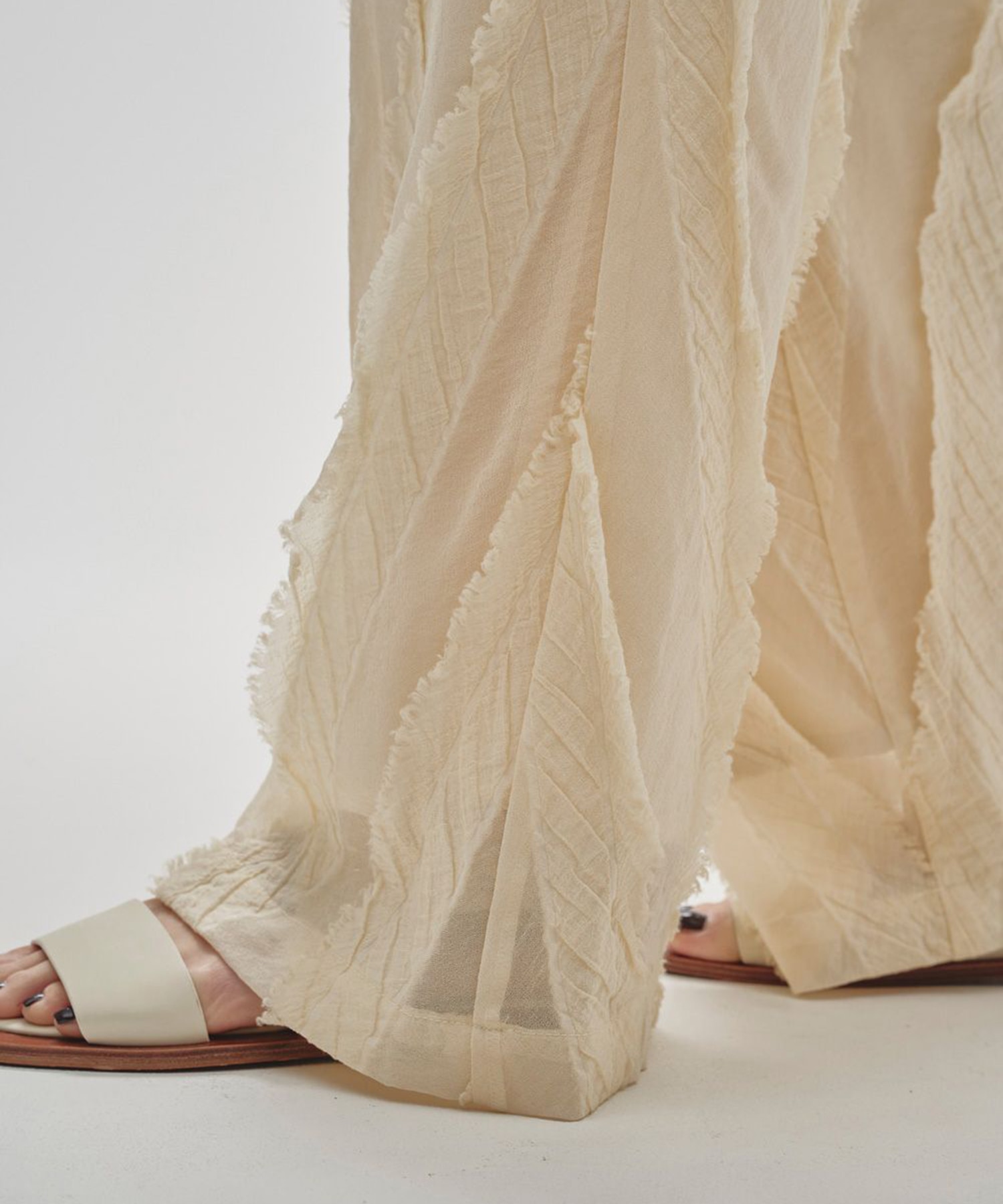 Sheer Jacquard Trousers TODAYFUL