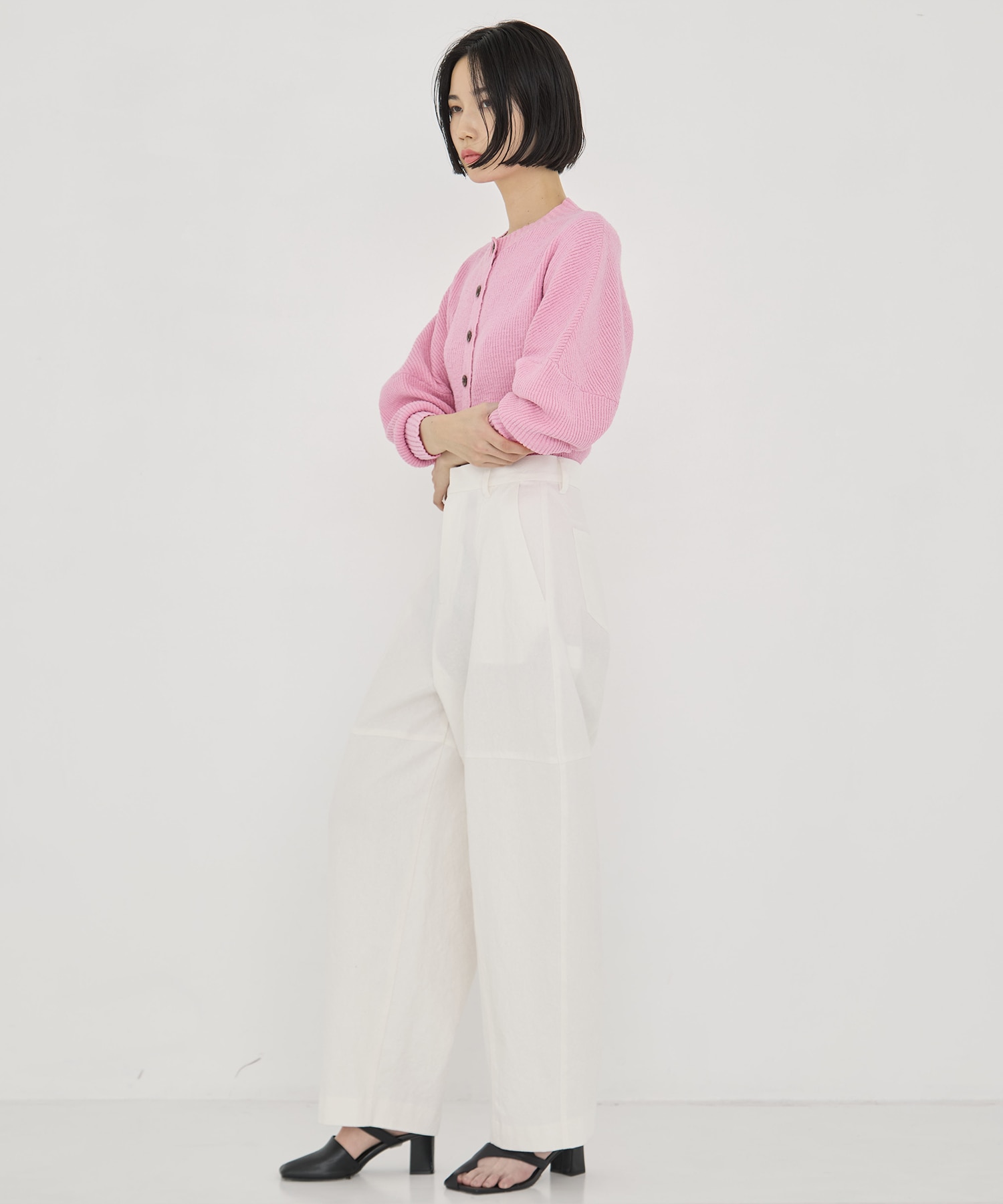 Miriam panel pants AKIRANAKA