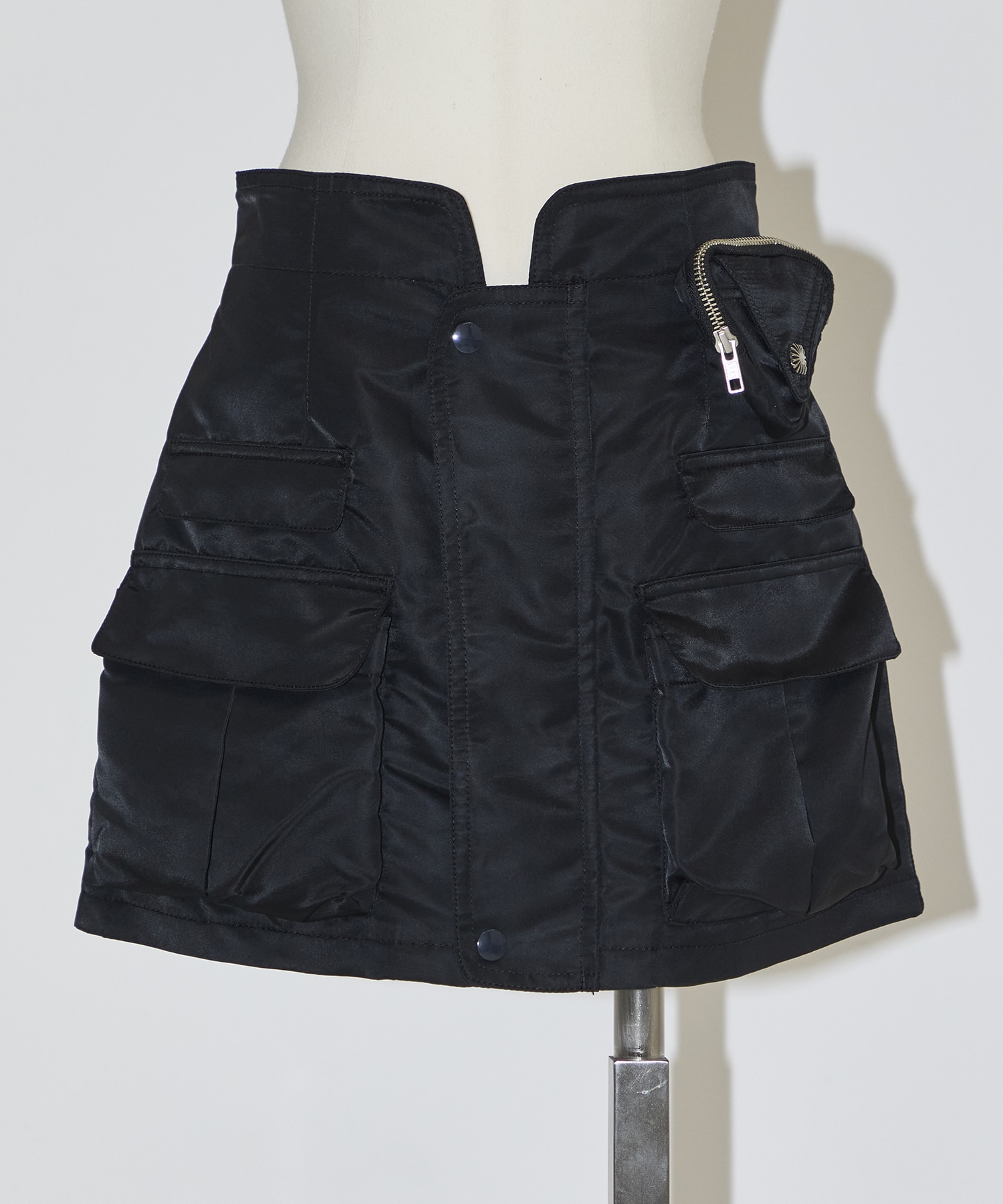 Nylon twill mini skirt TOGA