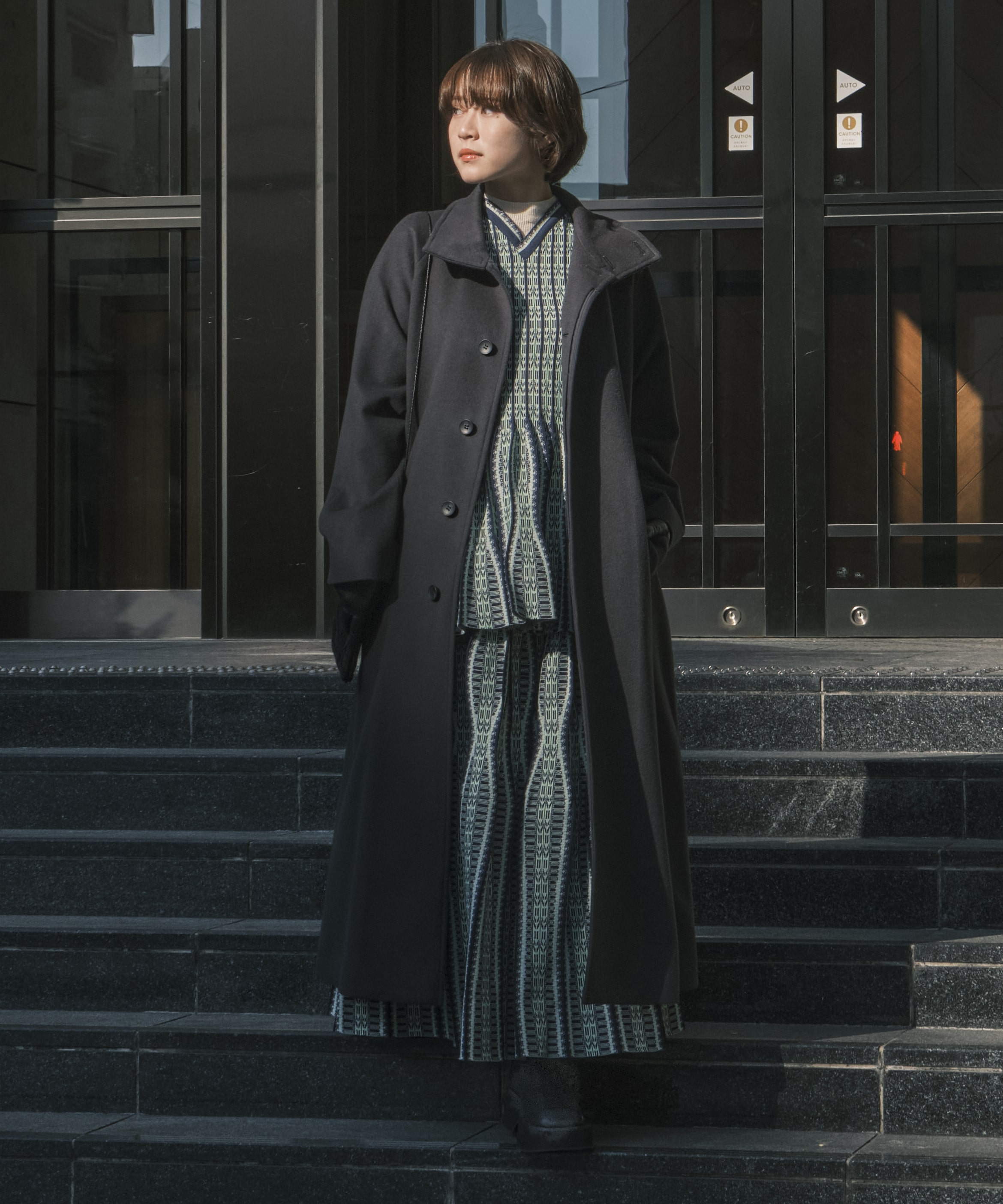 Lantern Knitted Volume Skirt Mame Kurogouchi