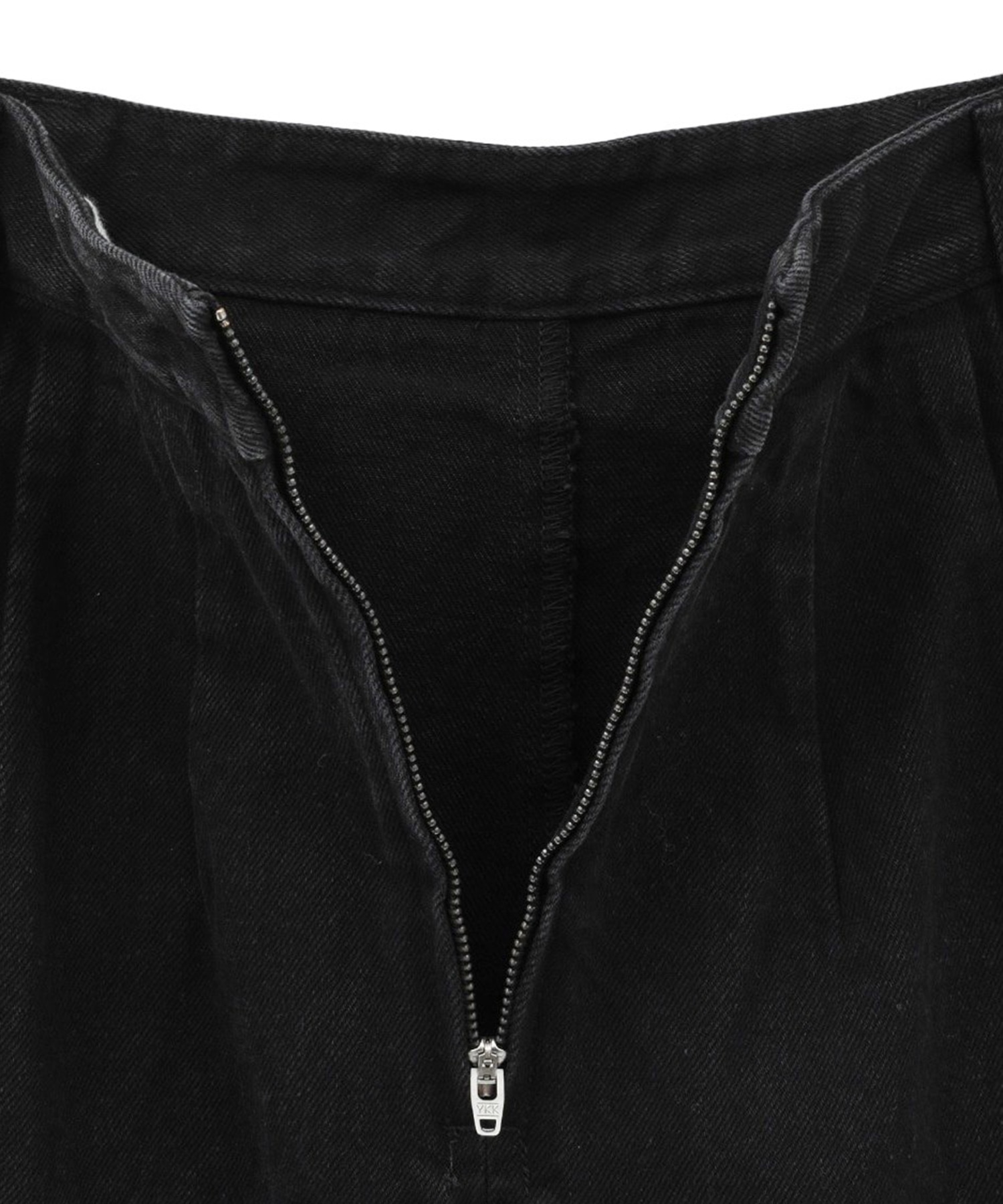 別注 サークルカットデニムスカート CLANE