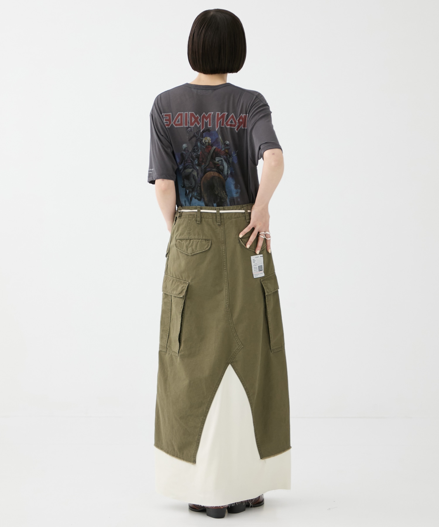 CARGO PNTS PASTED SKIRT Maison MIHARA YASUHIRO