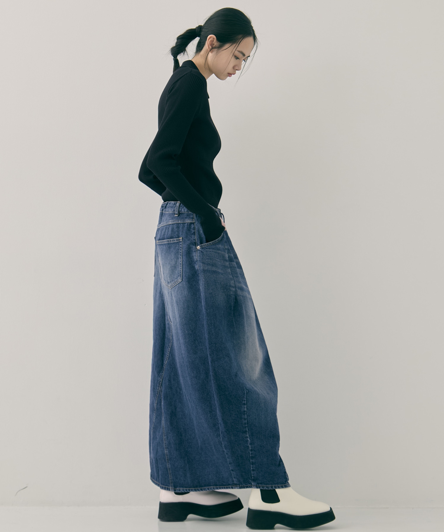 H.D. Jean Skirt - 12oz Denim Needles