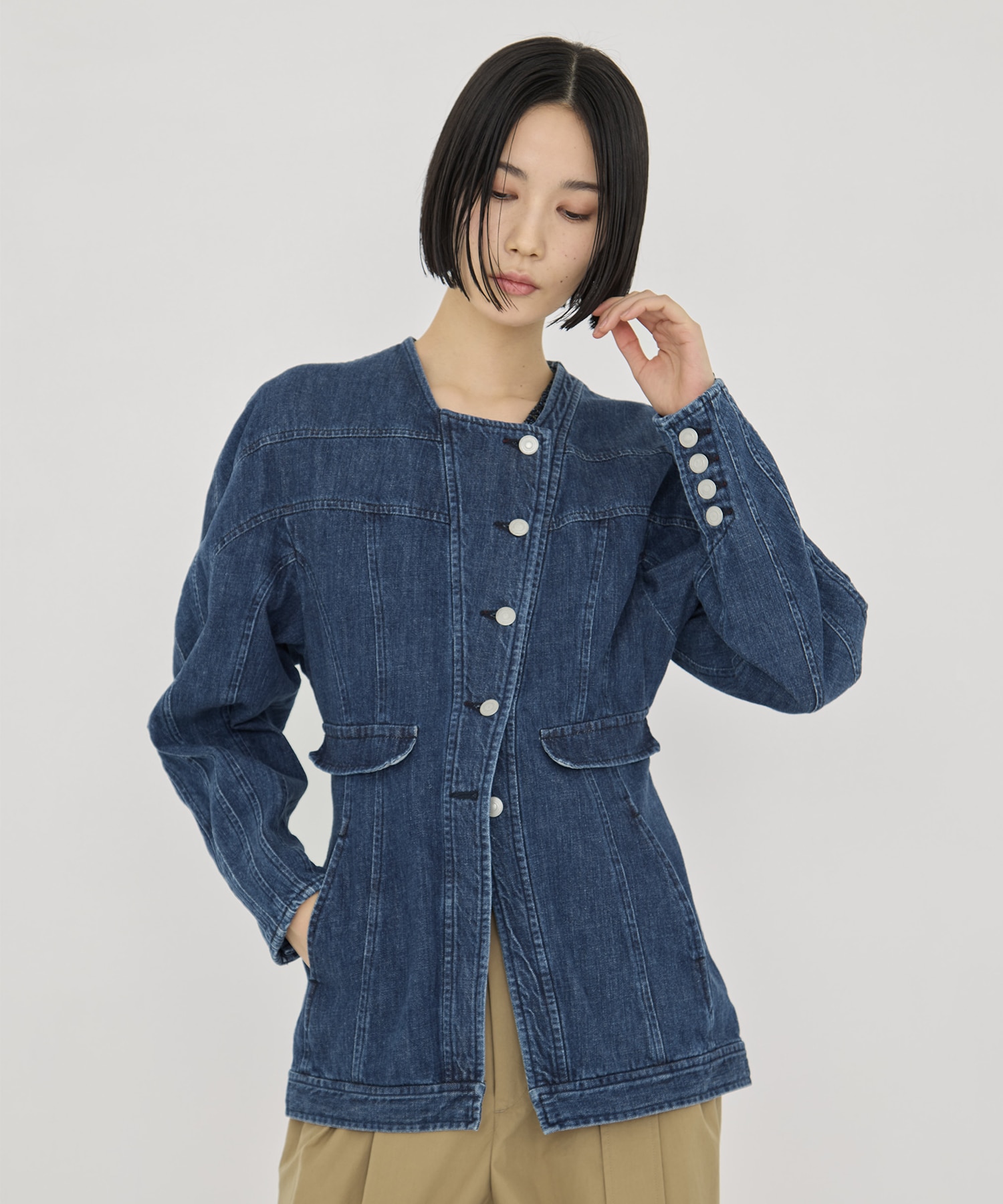 Judith denim jacket AKIRANAKA