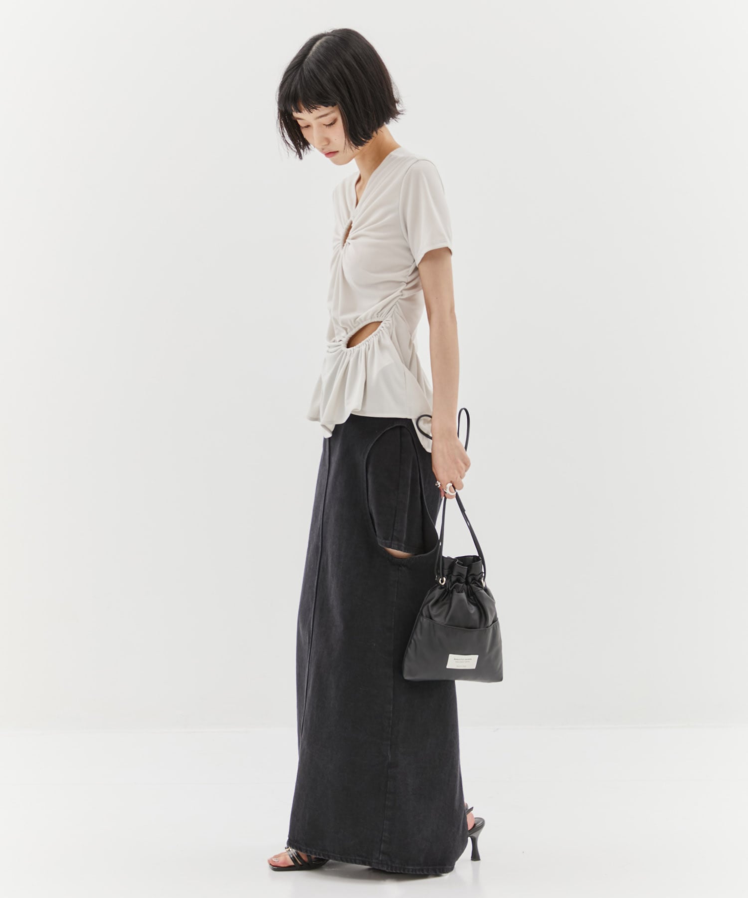 別注2wayショルダー巾着バッグ beautiful people