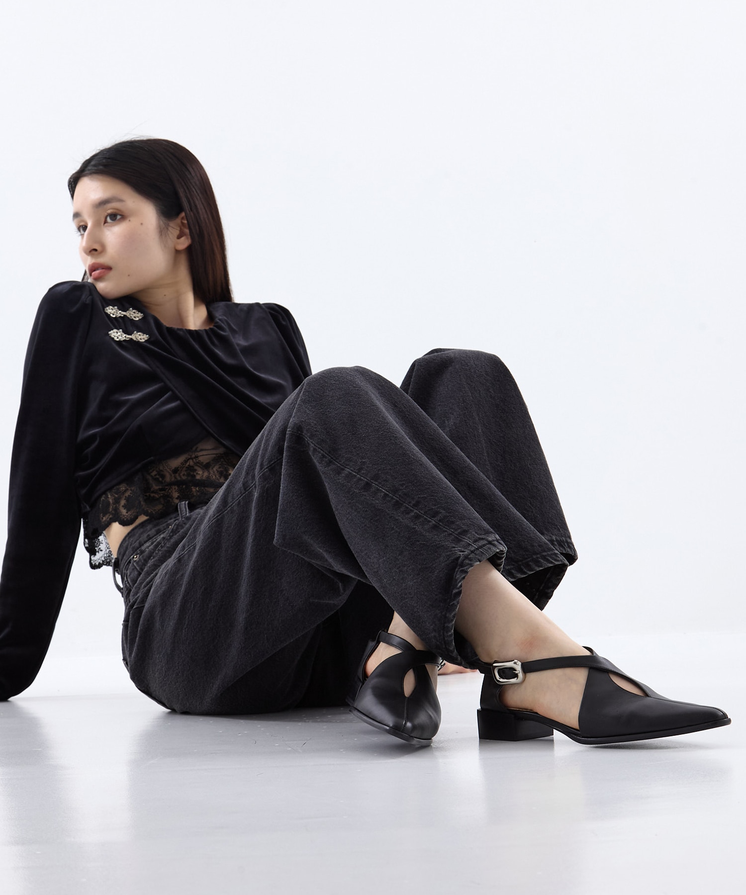 EIN LEATHER PUMPS ALM