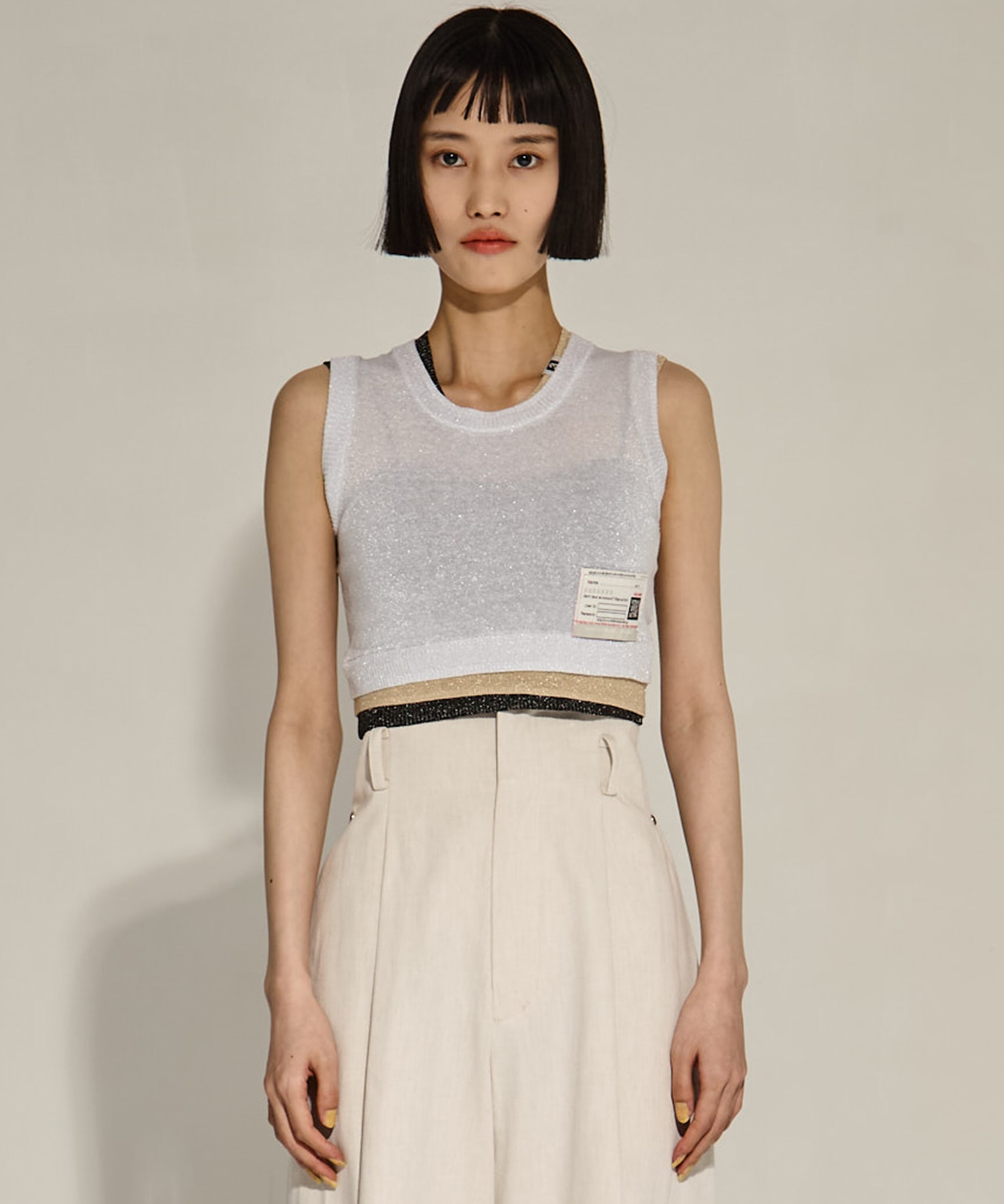LAYERED TANKTOP Maison MIHARA YASUHIRO