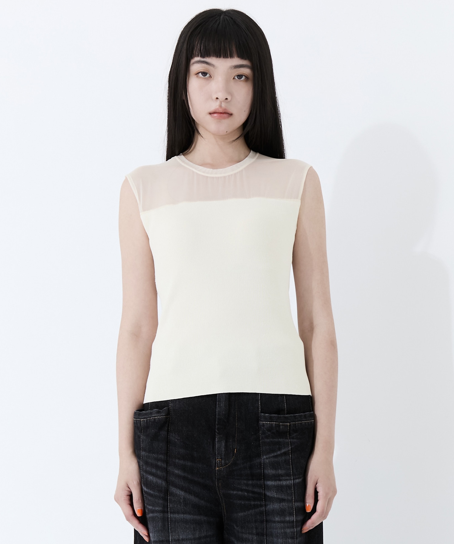 別注SKIN CUPTOPS NICENICEMOMENT