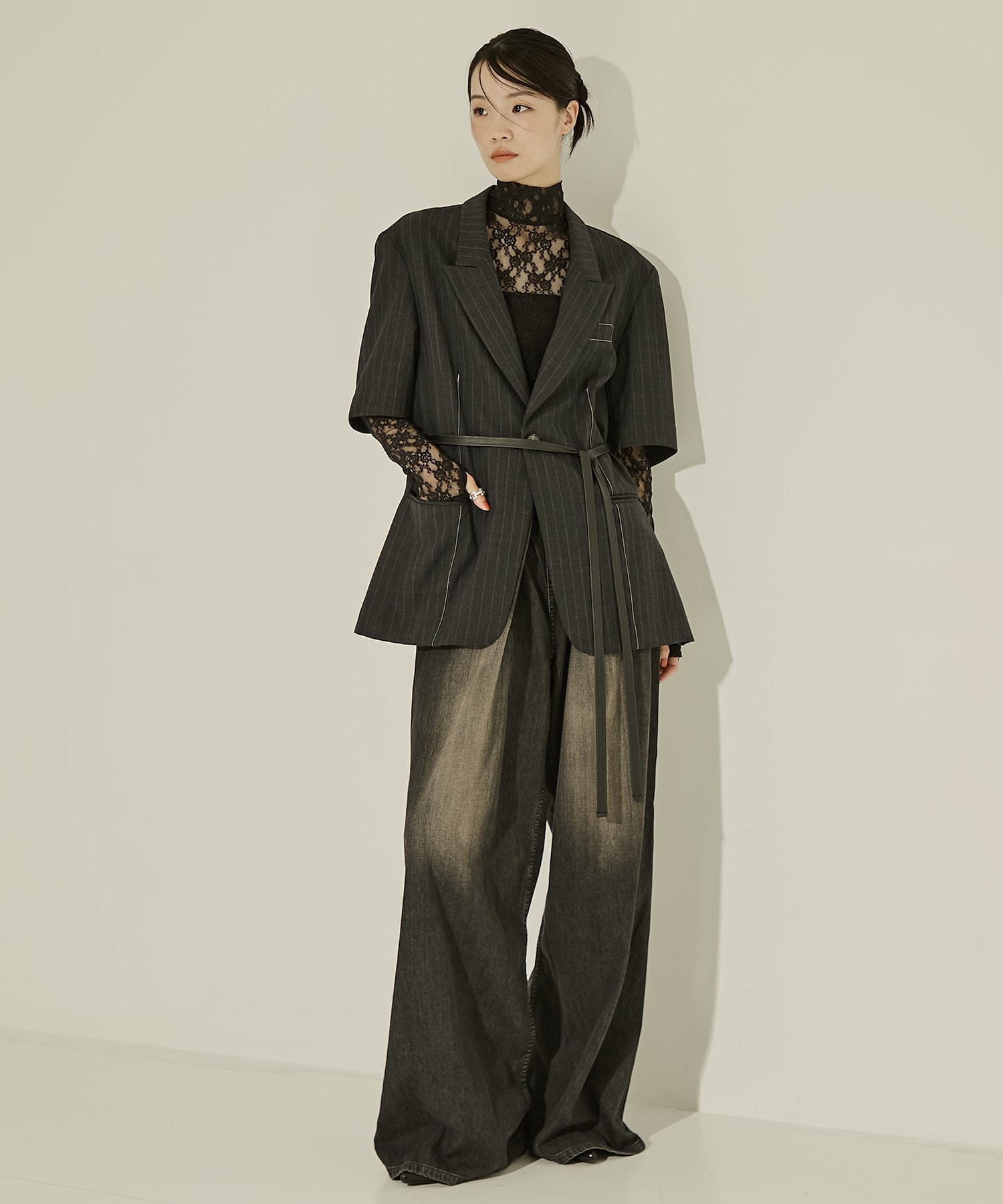 Half Sleeve Summer Wool Jacket STUDIOUS