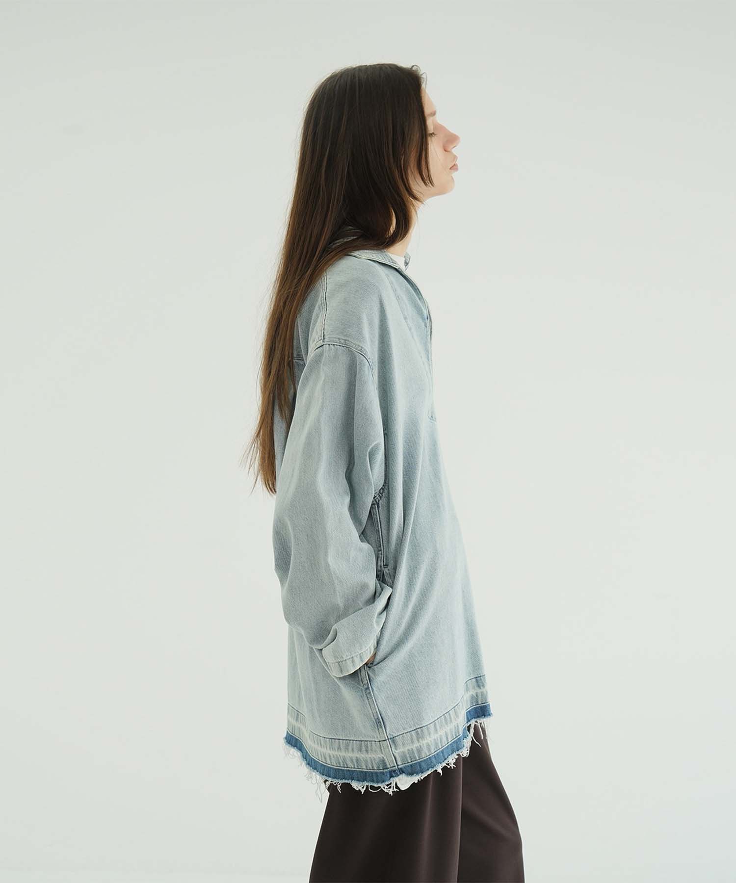 DENIM OVER SKIPPER SHIRTS CLANE