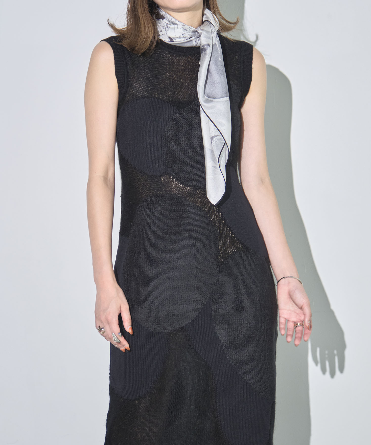 Katachi Motif Knited Dress Mame Kurogouchi