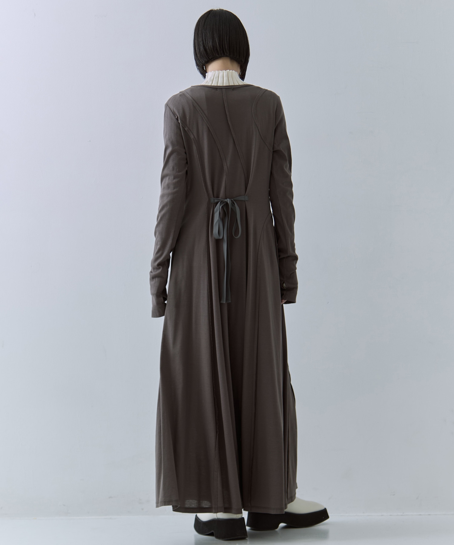 Deconstructed Jersey Dress(1 DARK GREY): STUDIOUS: WOMENS