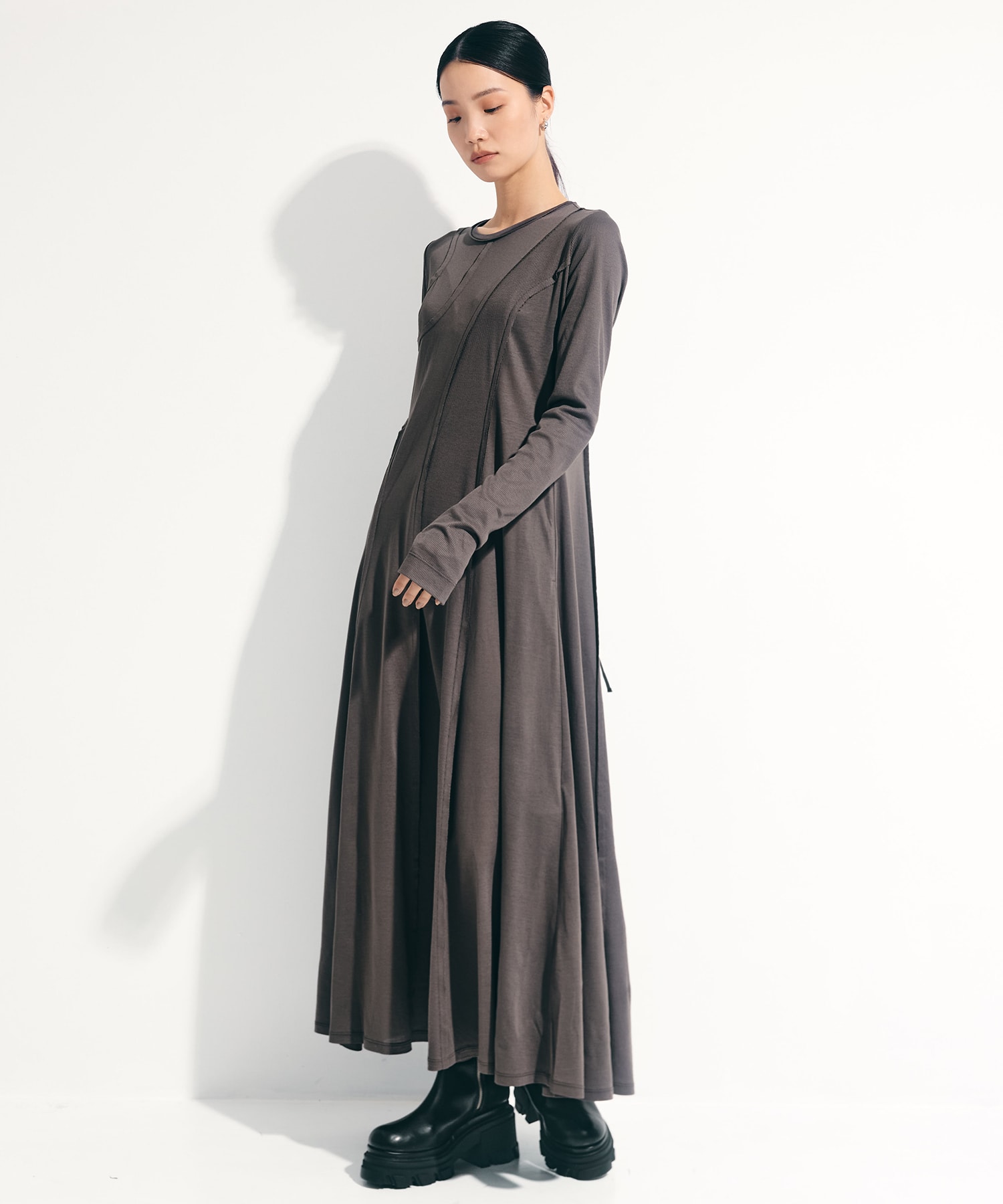 Deconstructed Jersey Dress 
