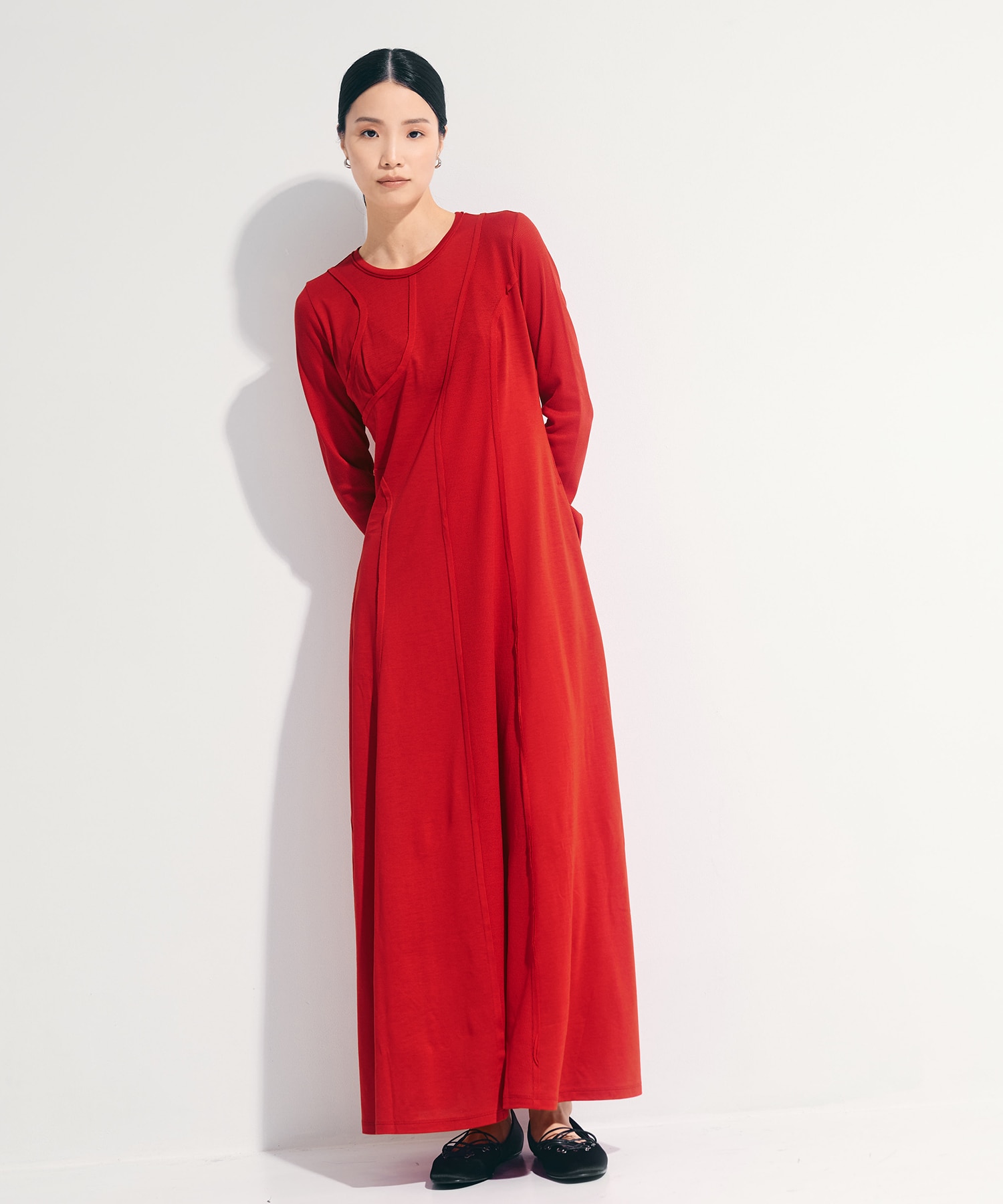 Deconstructed Jersey Dress 