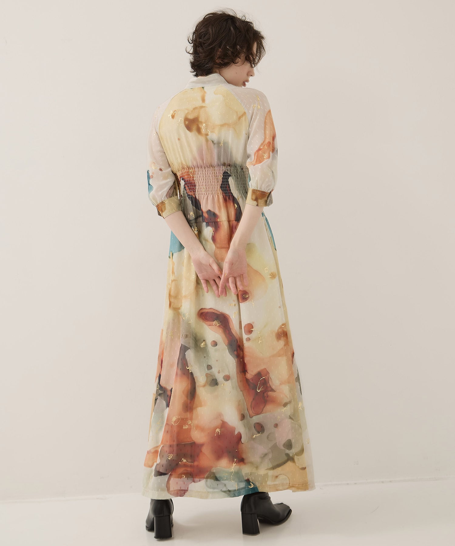 EX. Art Organdy Dress AMERI