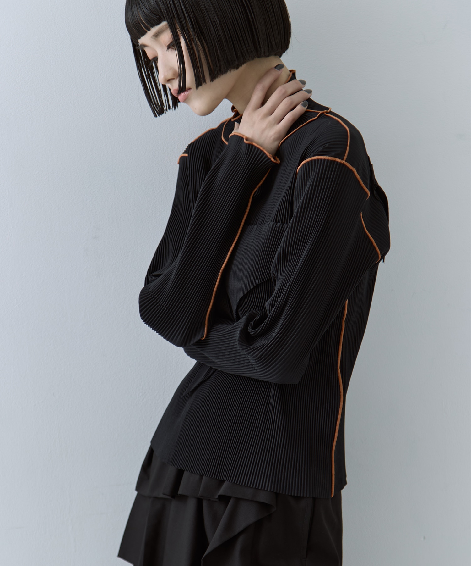 T*D* WAVE LONG SLEEVE TOP *HIGH NECK TYPE kotohayokozawa