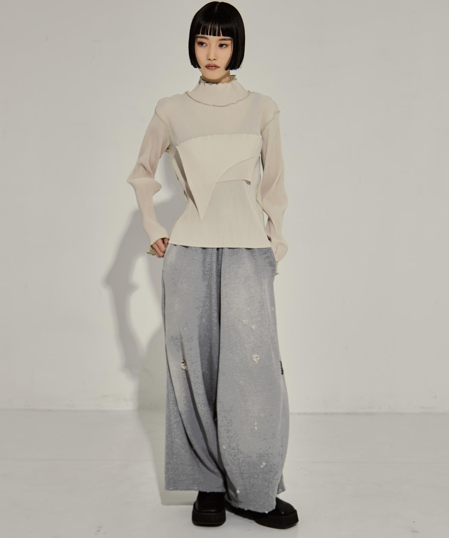 T*D* WAVE LONG SLEEVE TOP *HIGH NECK TYPE kotohayokozawa