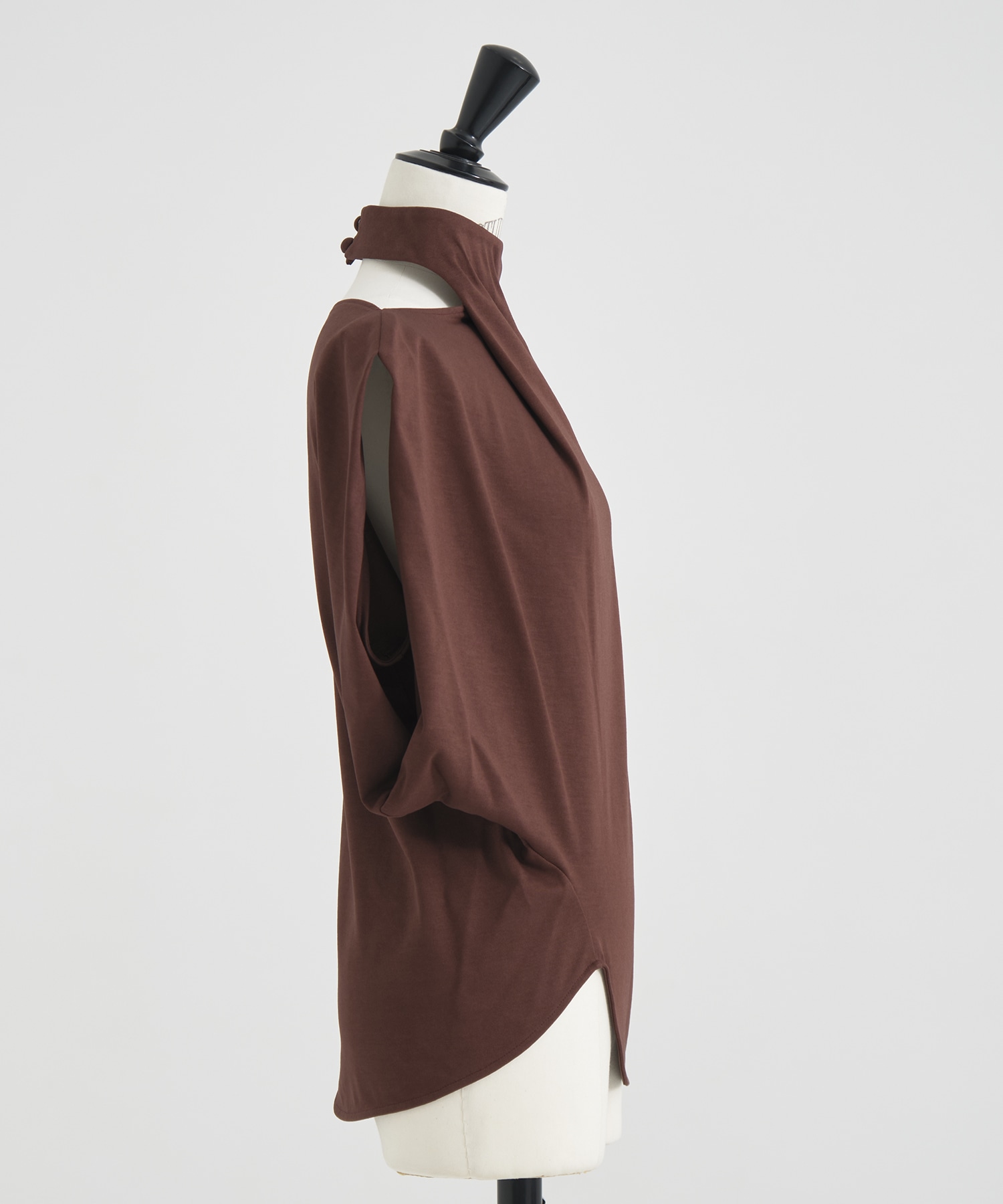 Cotton Jersey Asymmetry Top Mame Kurogouchi