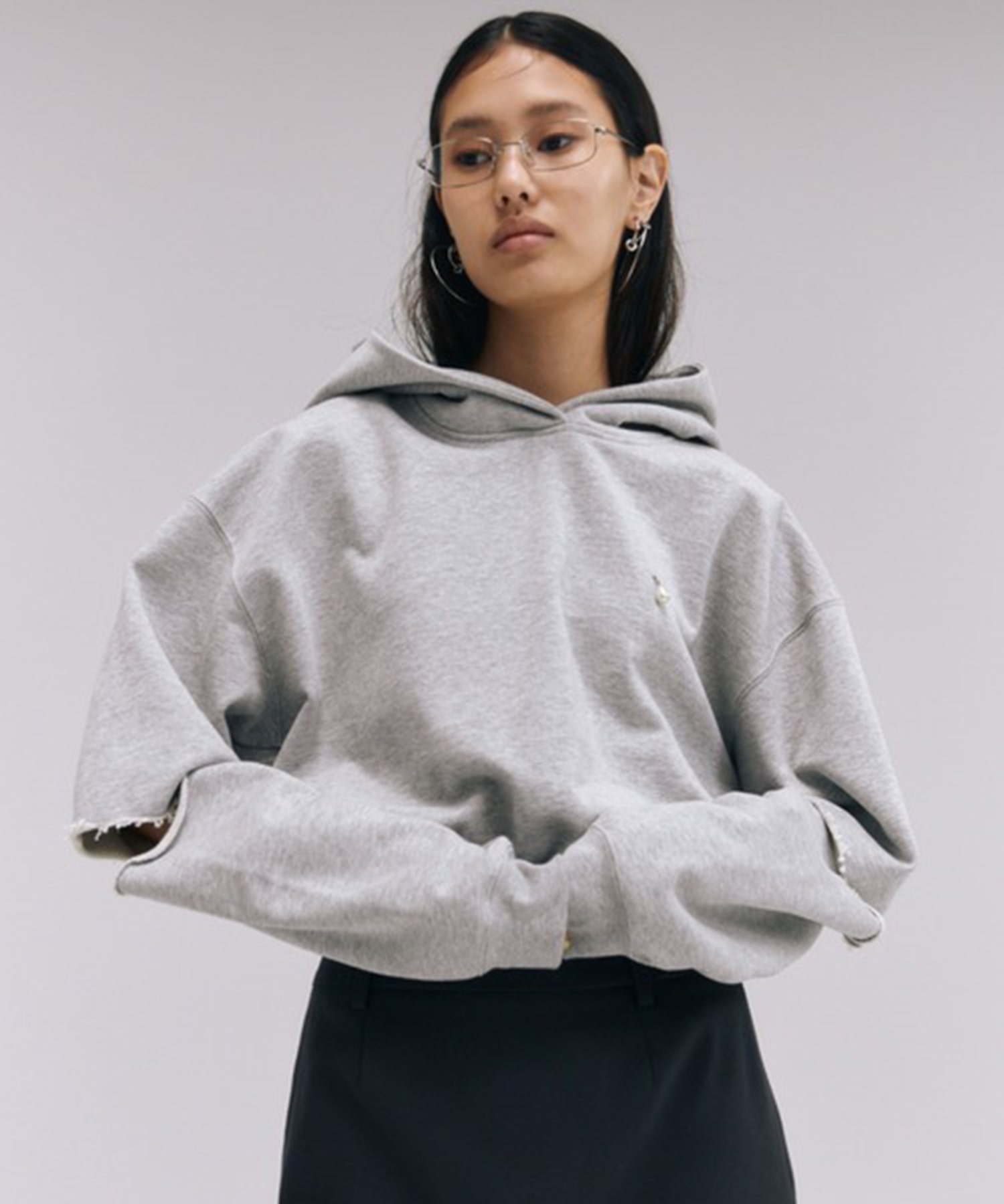 SLIT SHORT HOODIE JOSEMOON