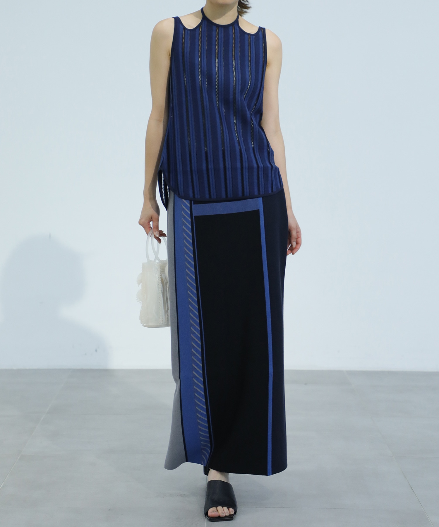 Russell Jersey Sleeveless Top Mame Kurogouchi