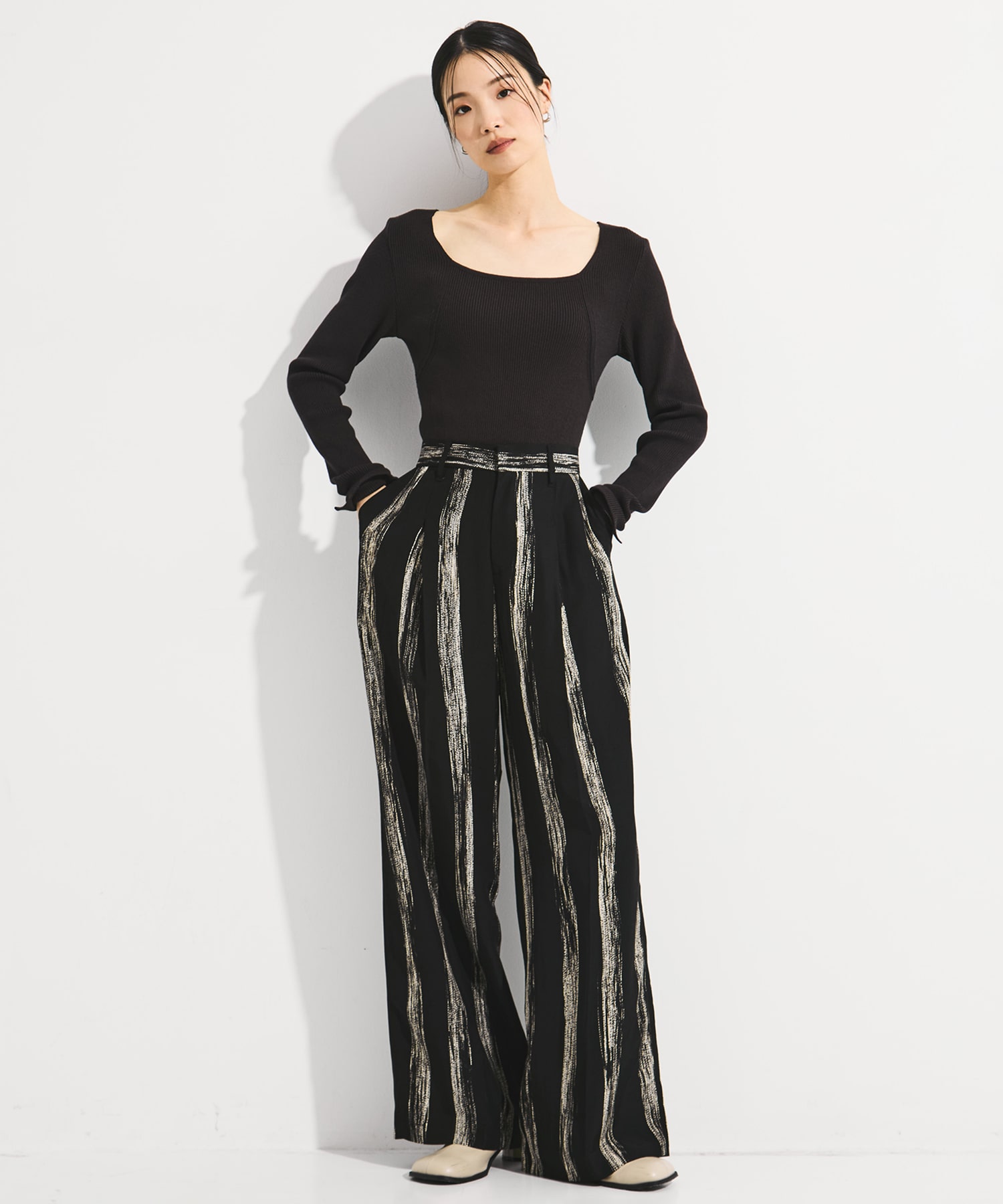 SQUARE RIB KNIT STUDIOUS