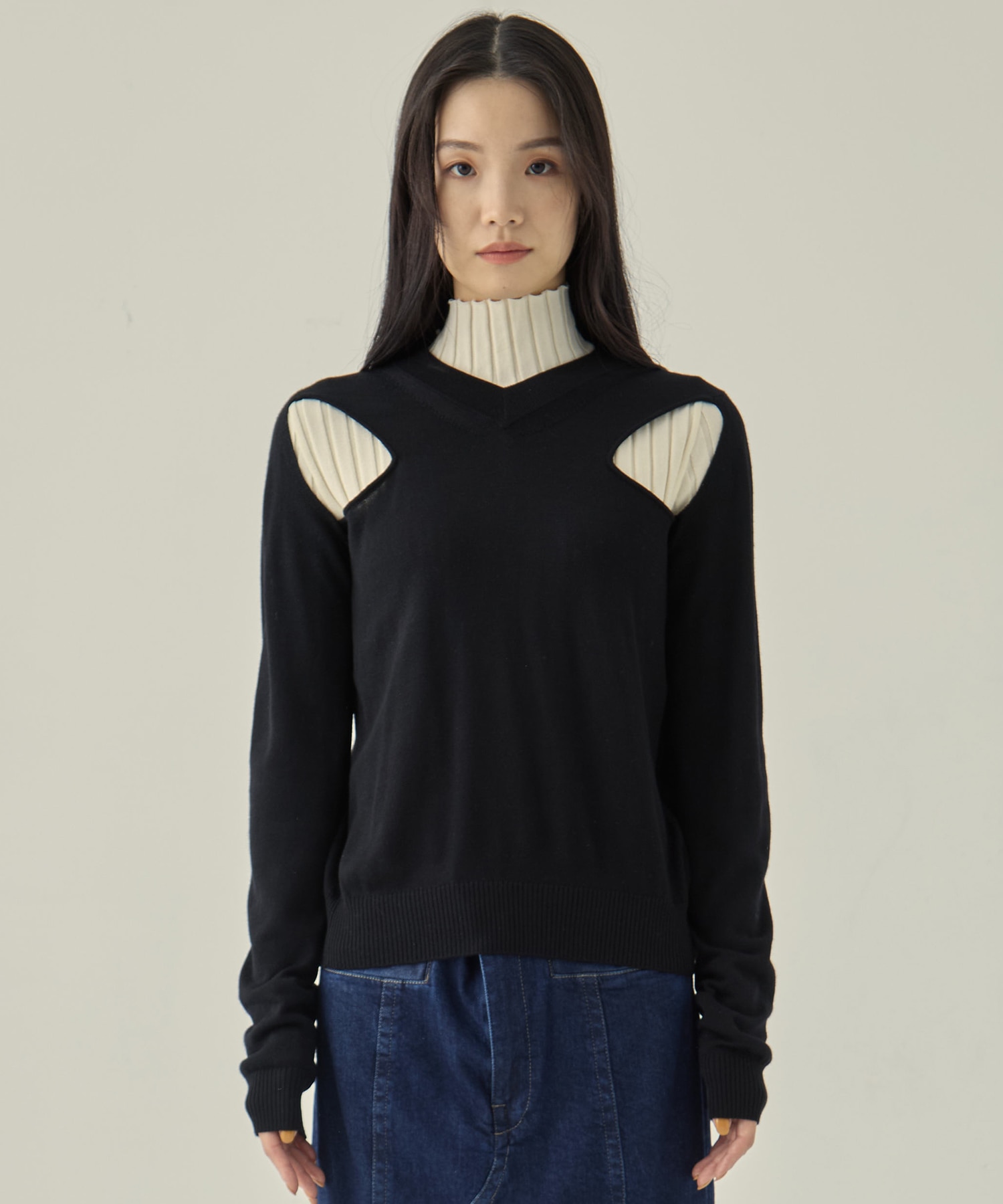 別注WAO-FK03-1002(肩開きニット） AKANE UTSUNOMIYA