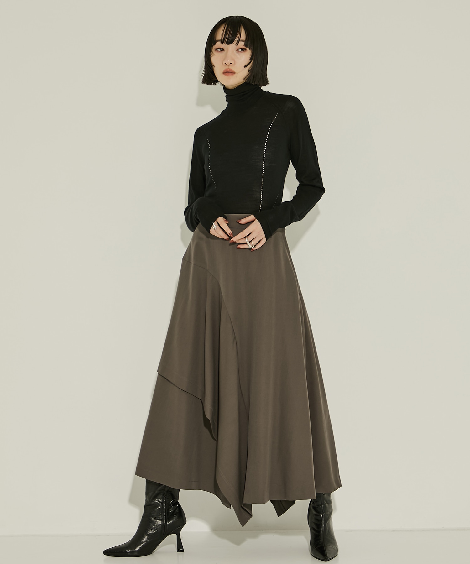 TURTLE NECK KNIT SWEATER JOHN LAWRENCE SULLIVAN