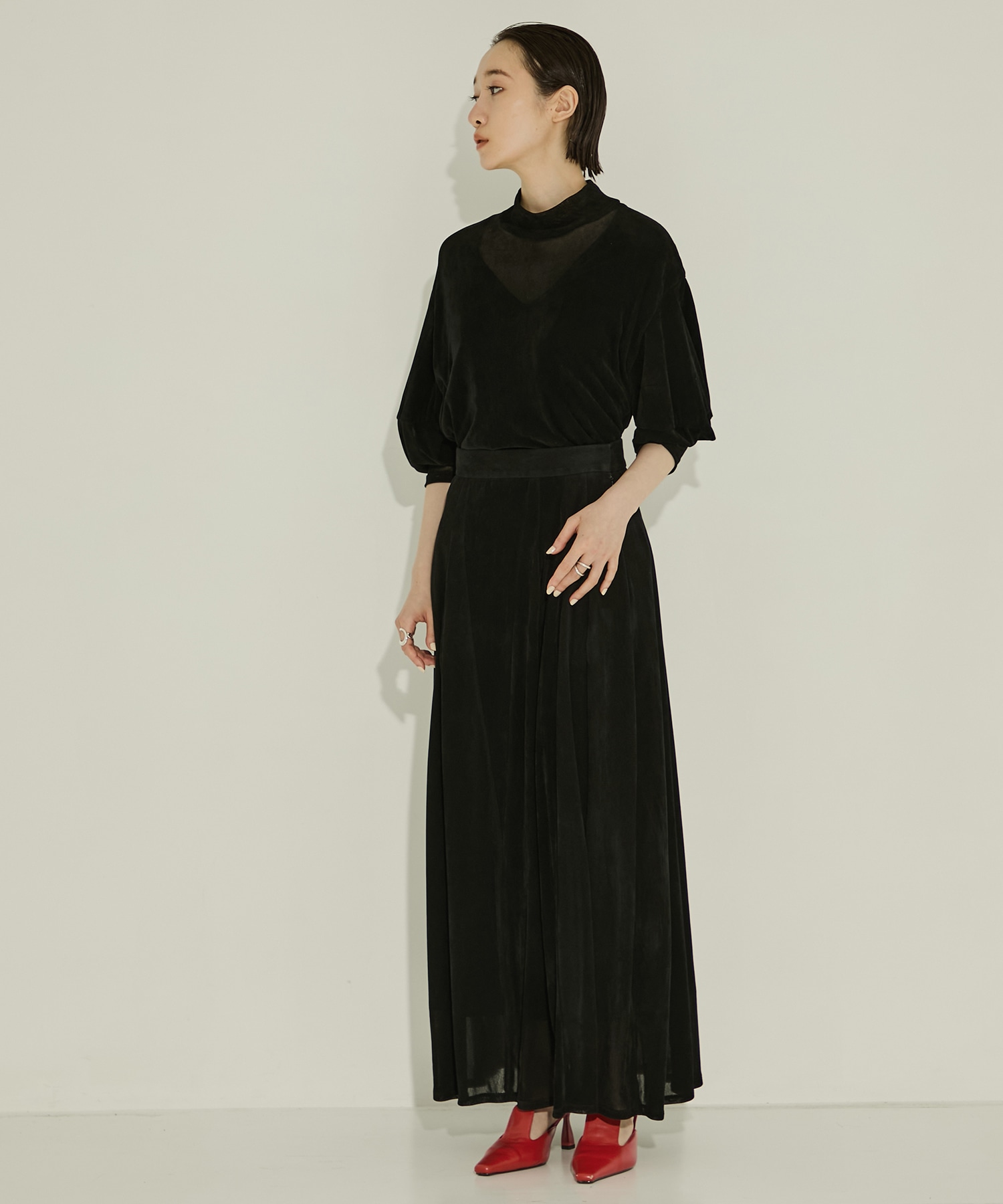 Rufina layer pullover AKIRANAKA