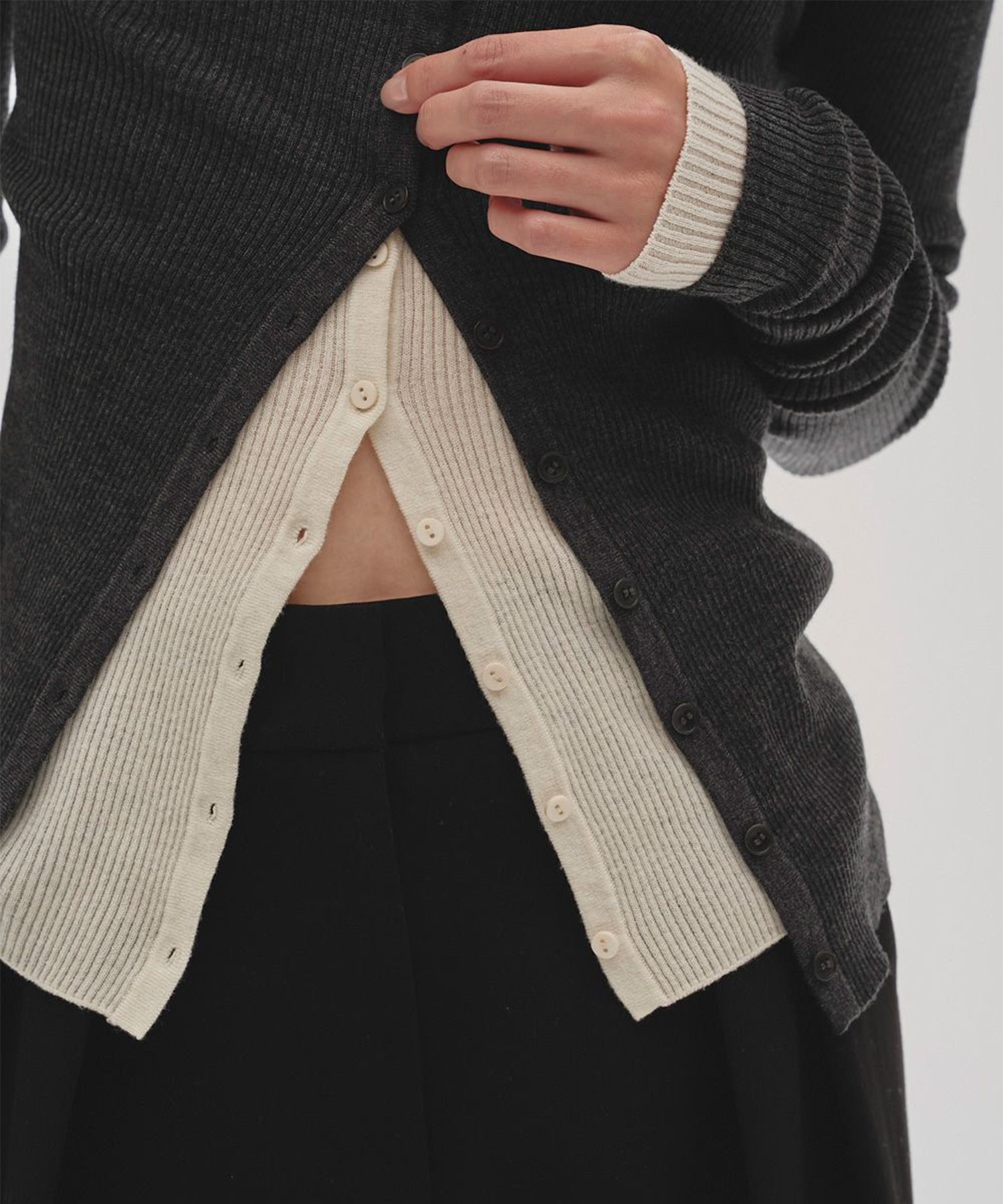 Silkwool Knit Cardigan TODAYFUL