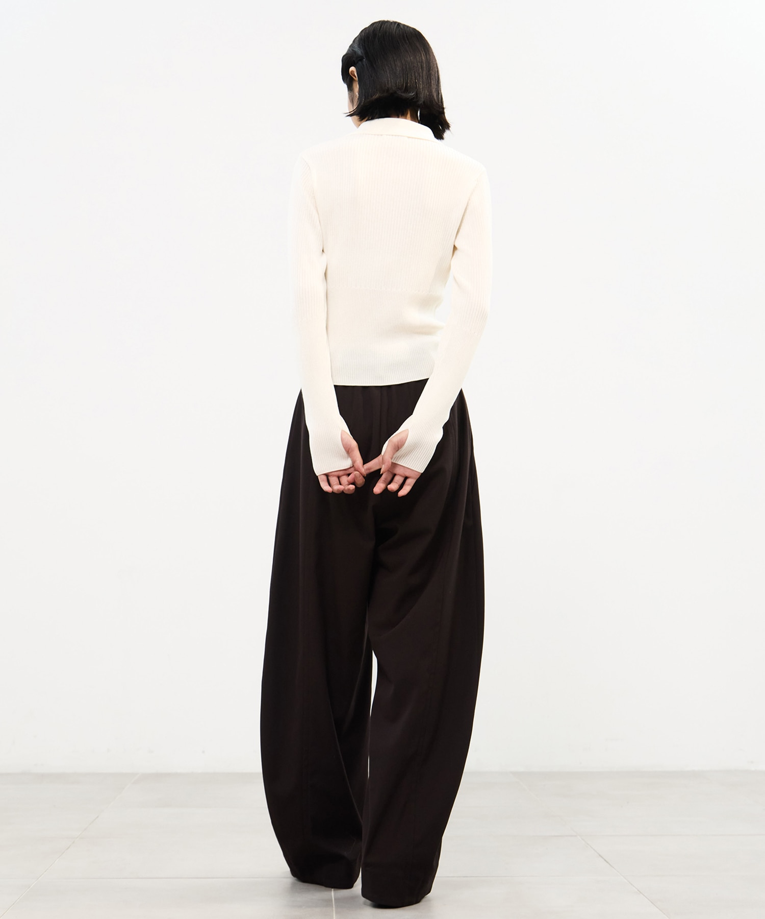 ZIP UP POLO KNIT STUDIOUS