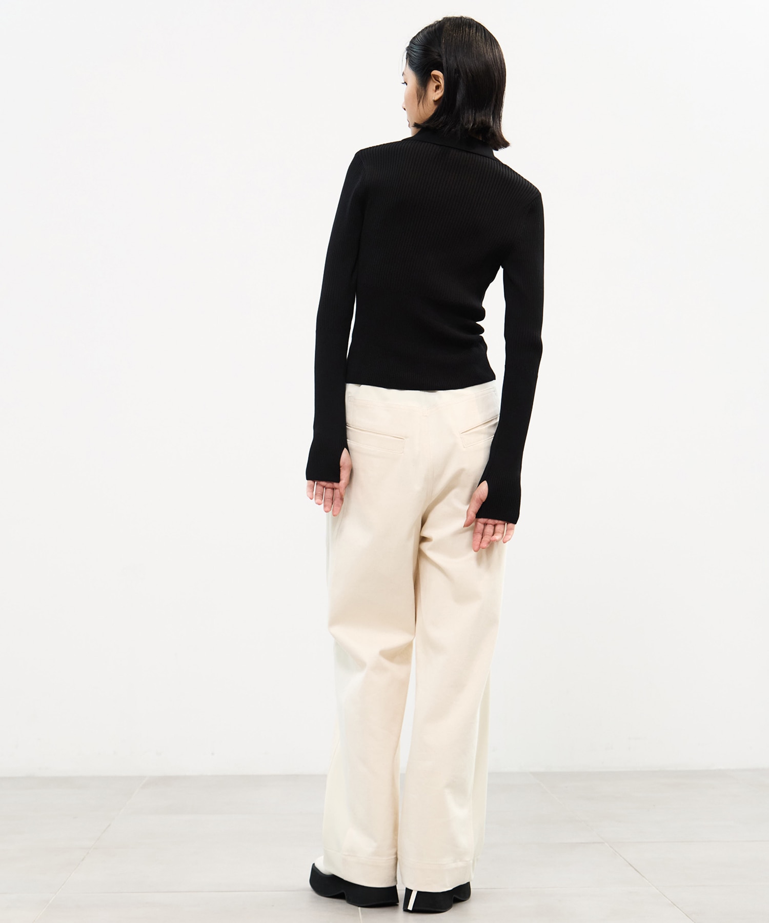 ZIP UP POLO KNIT STUDIOUS