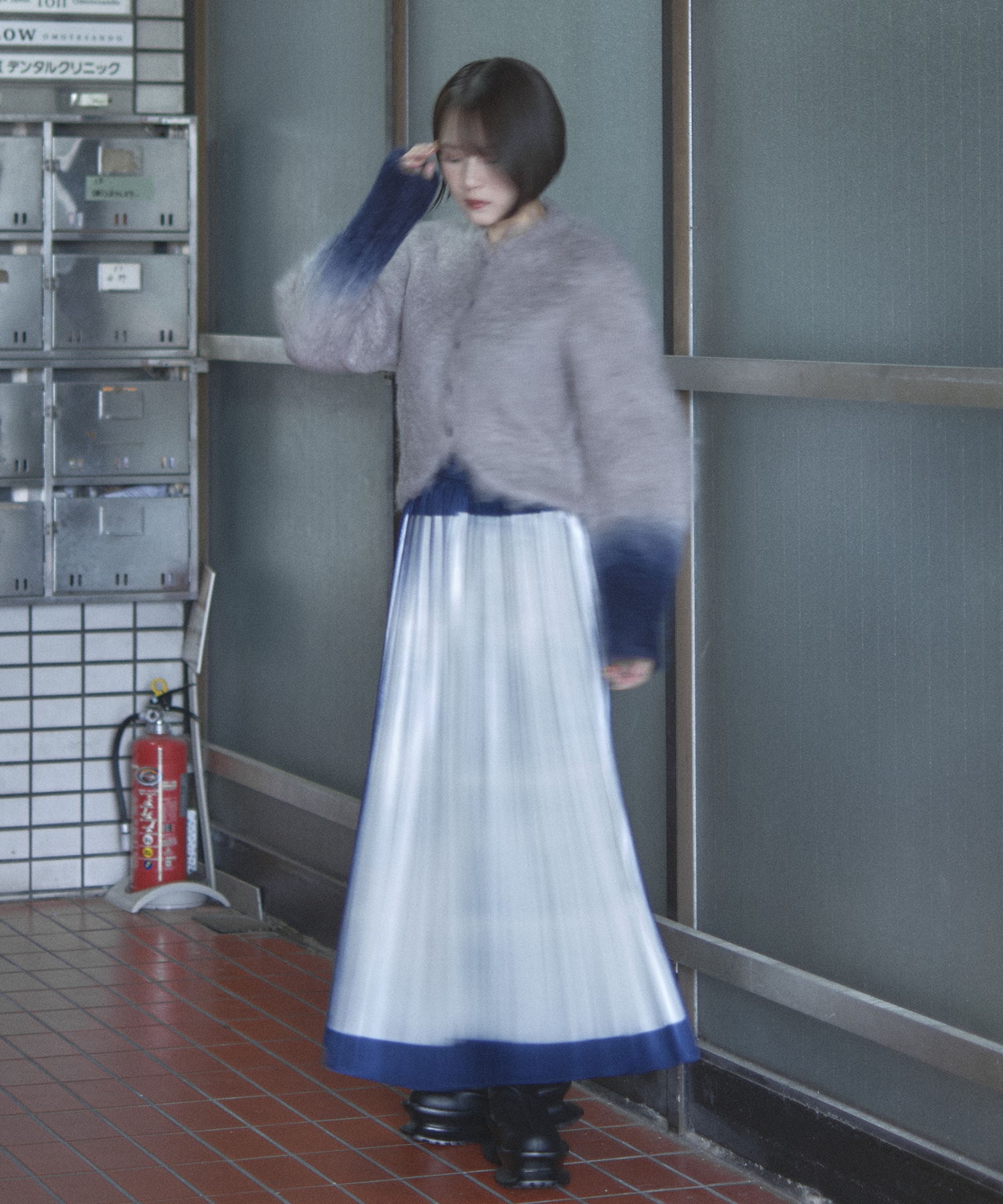 Fur Knitted Cardigan Mame Kurogouchi