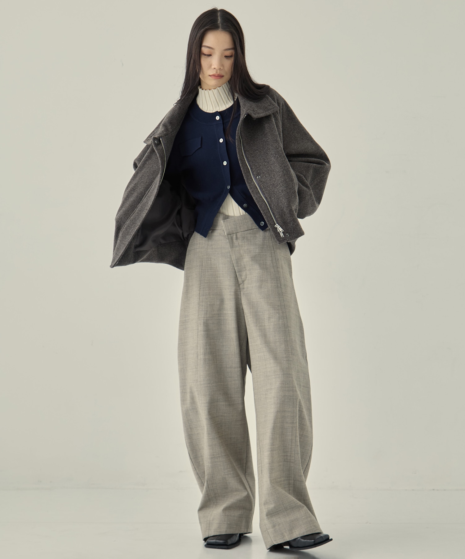 POCKET KNIT CARDIGAN STUDIOUS