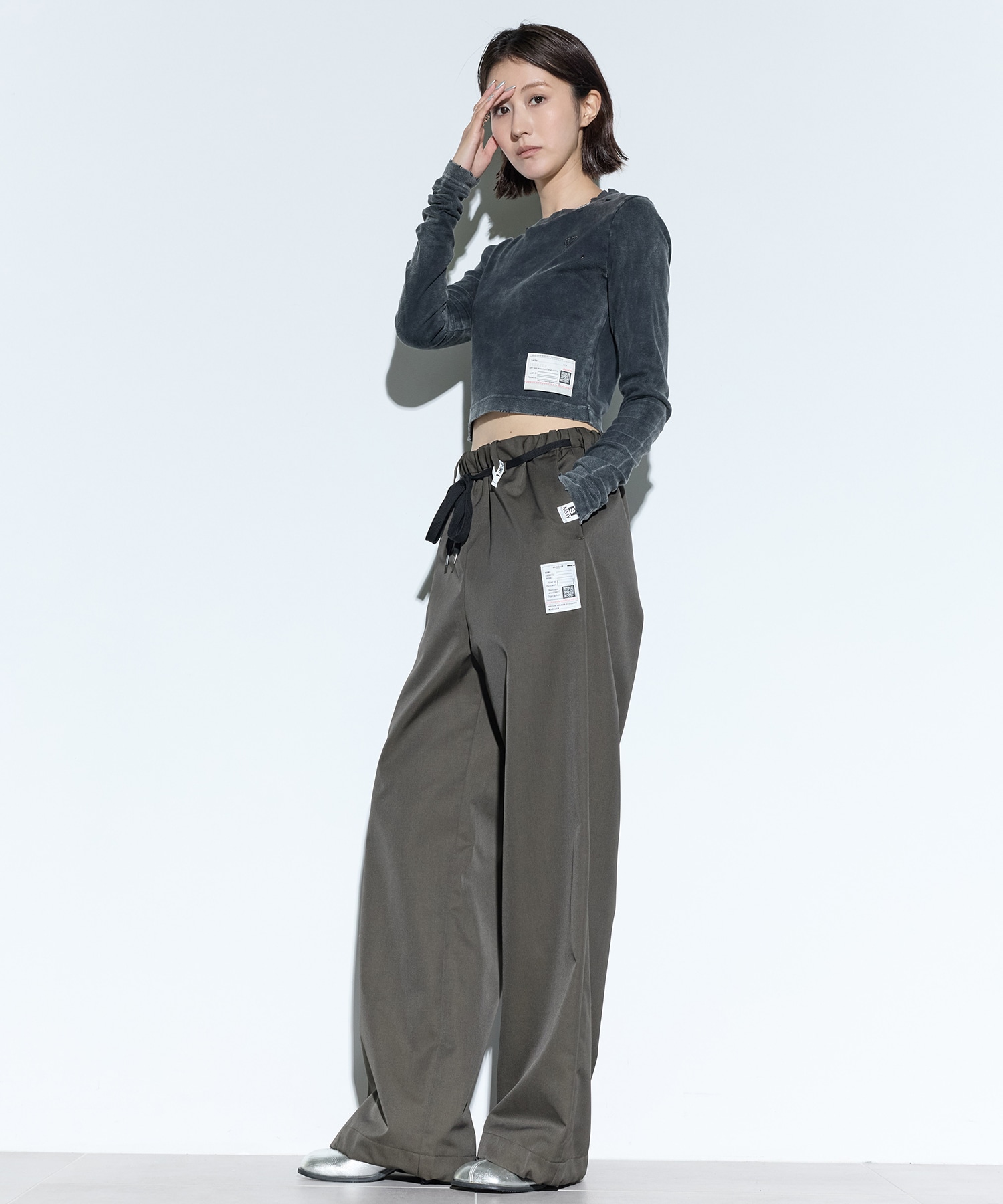 DRY WOOL TROUSERS Maison MIHARA YASUHIRO