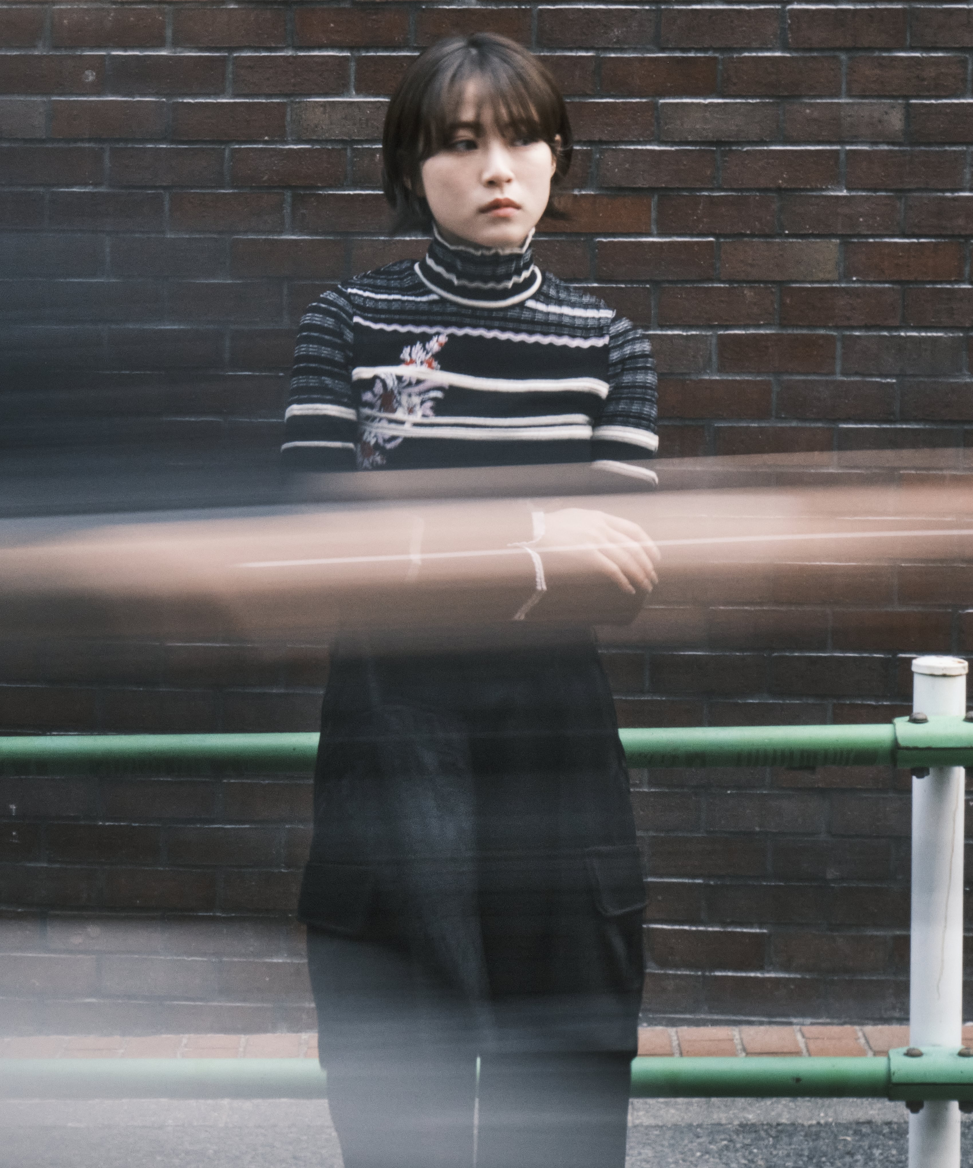 Triacetate Satin High Waisted Cargo Trousers Mame Kurogouchi