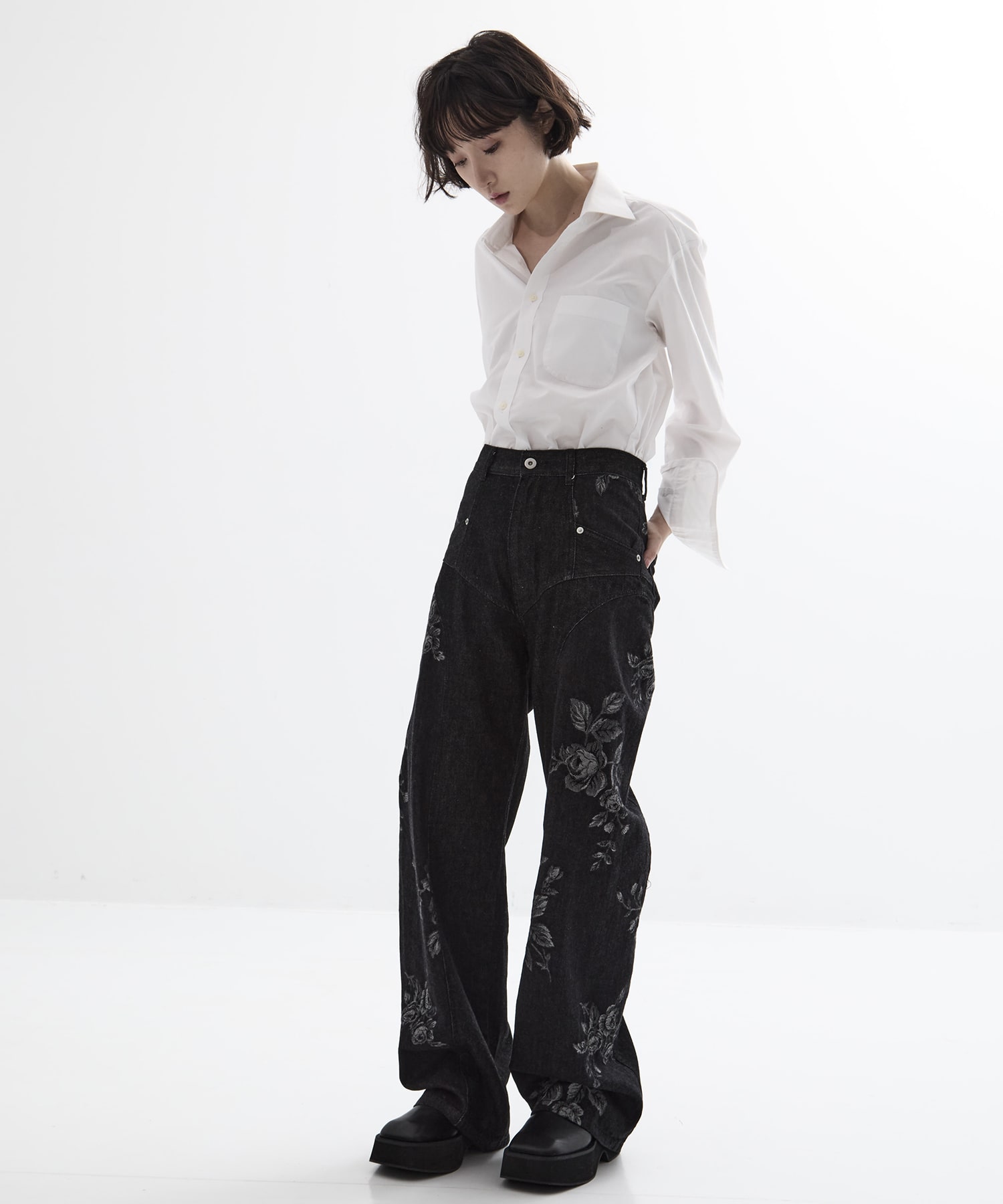 別注 ROSE DENIM PANTS FETICO