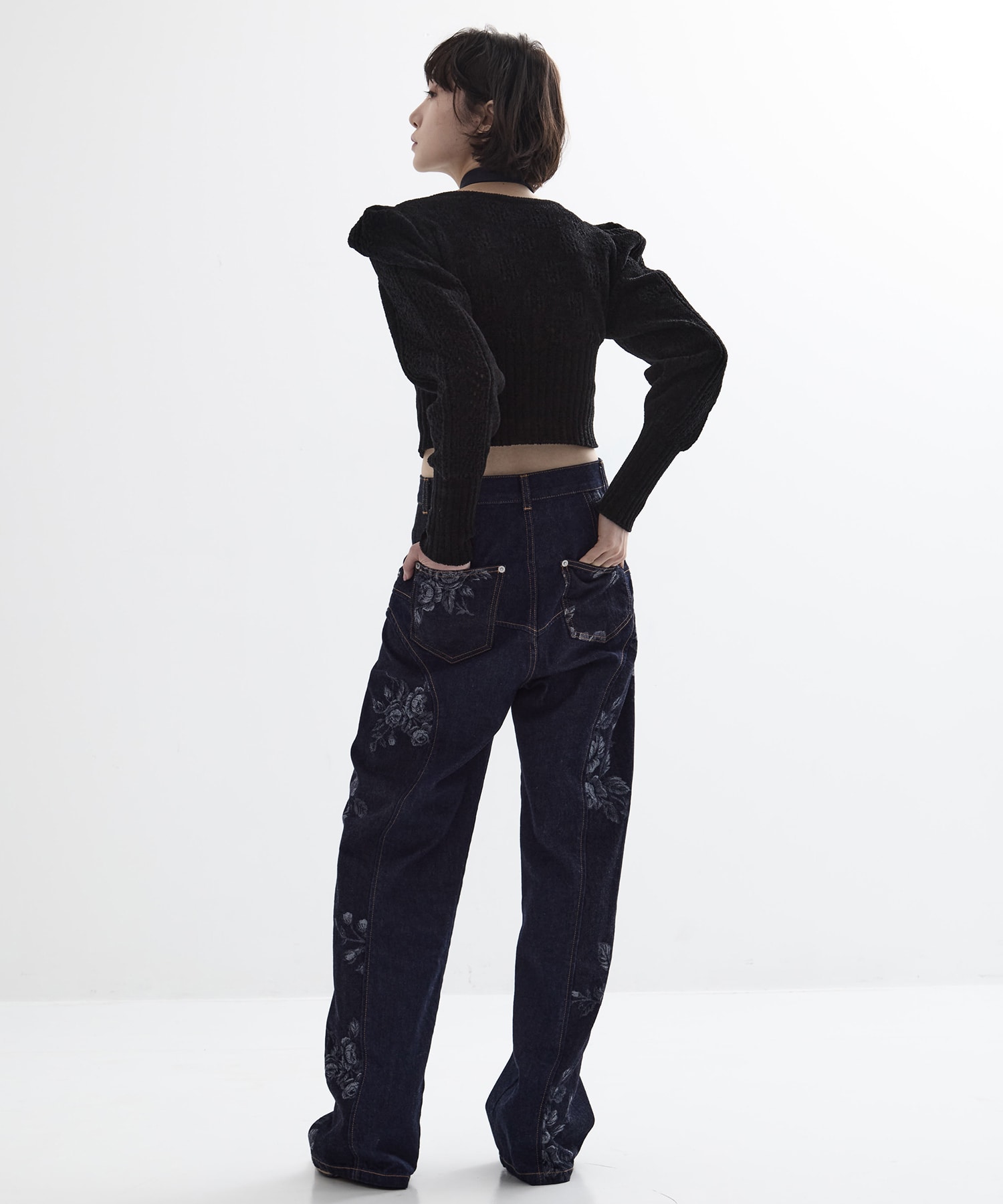 別注 ROSE DENIM PANTS FETICO