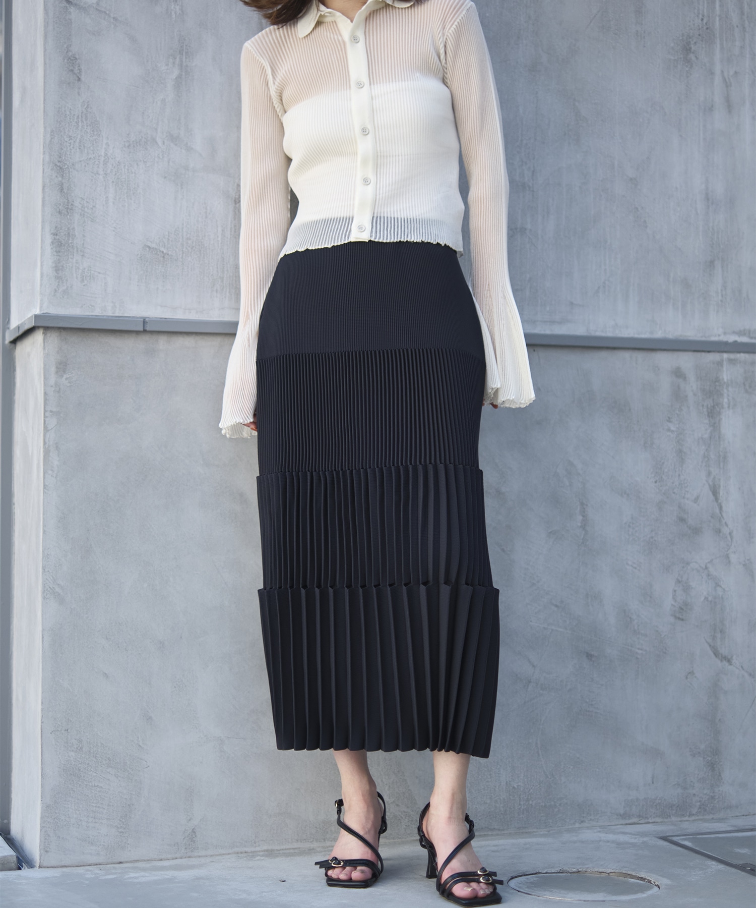 ACCORDION SKIRT CFCL