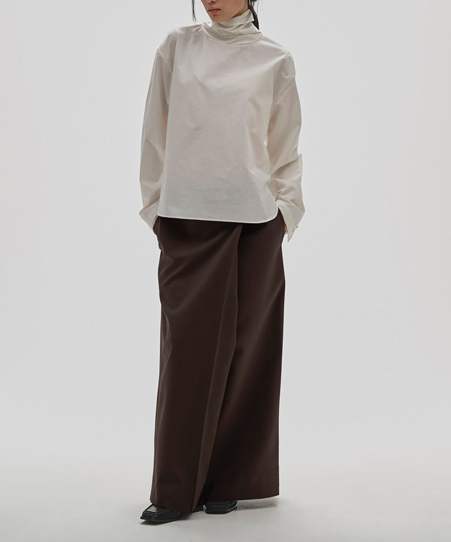 Twill Wrap Skirt TODAYFUL