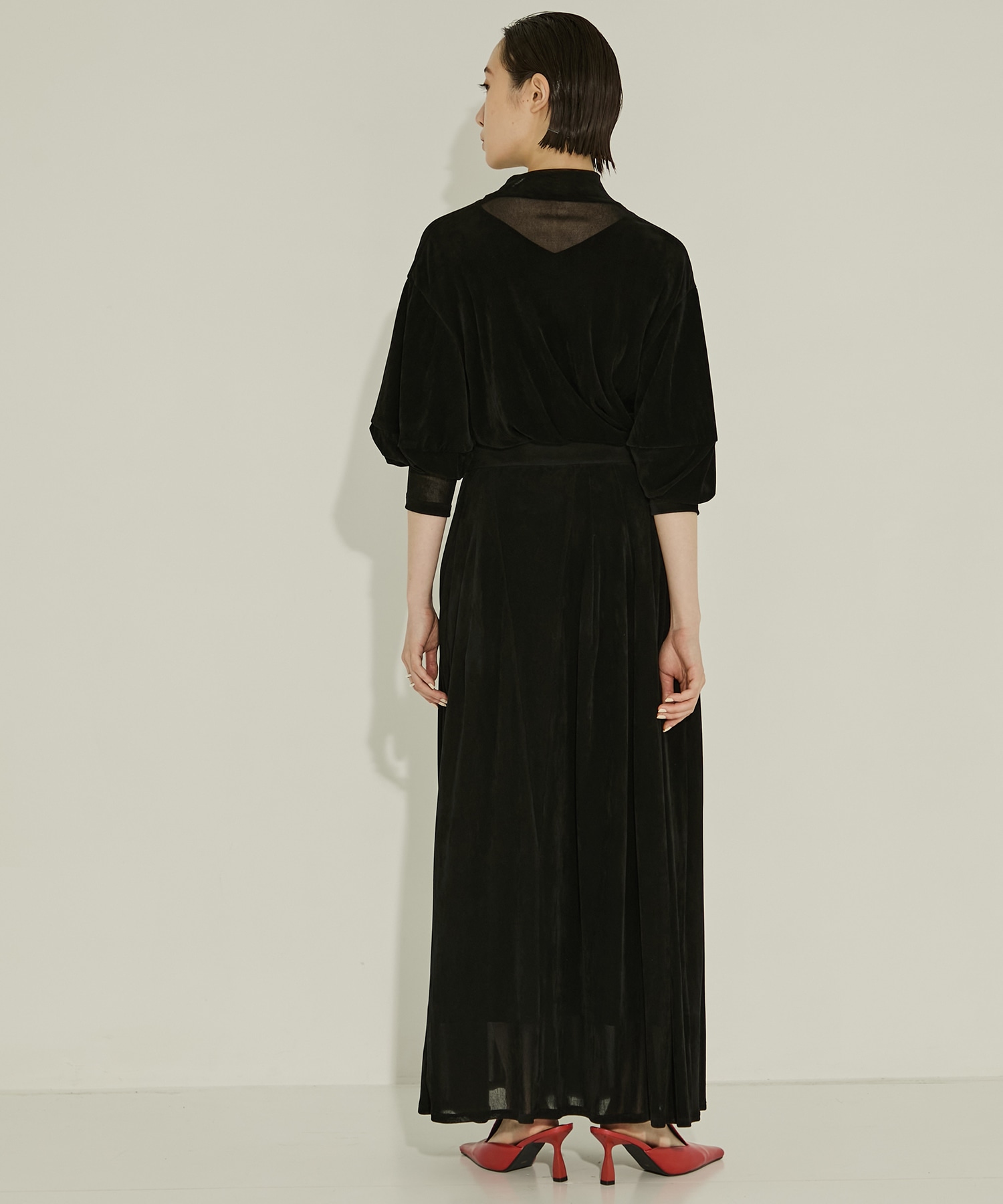 Rufina layer skirt AKIRANAKA