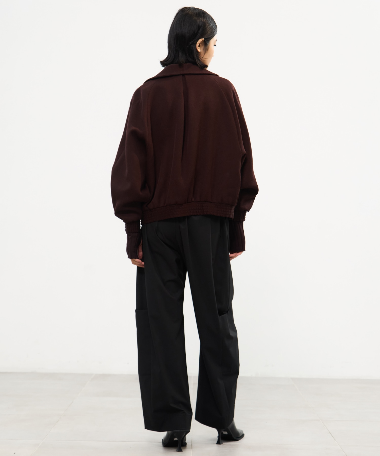 CAVARLY TWILL ZIP BLOUSON CINOH